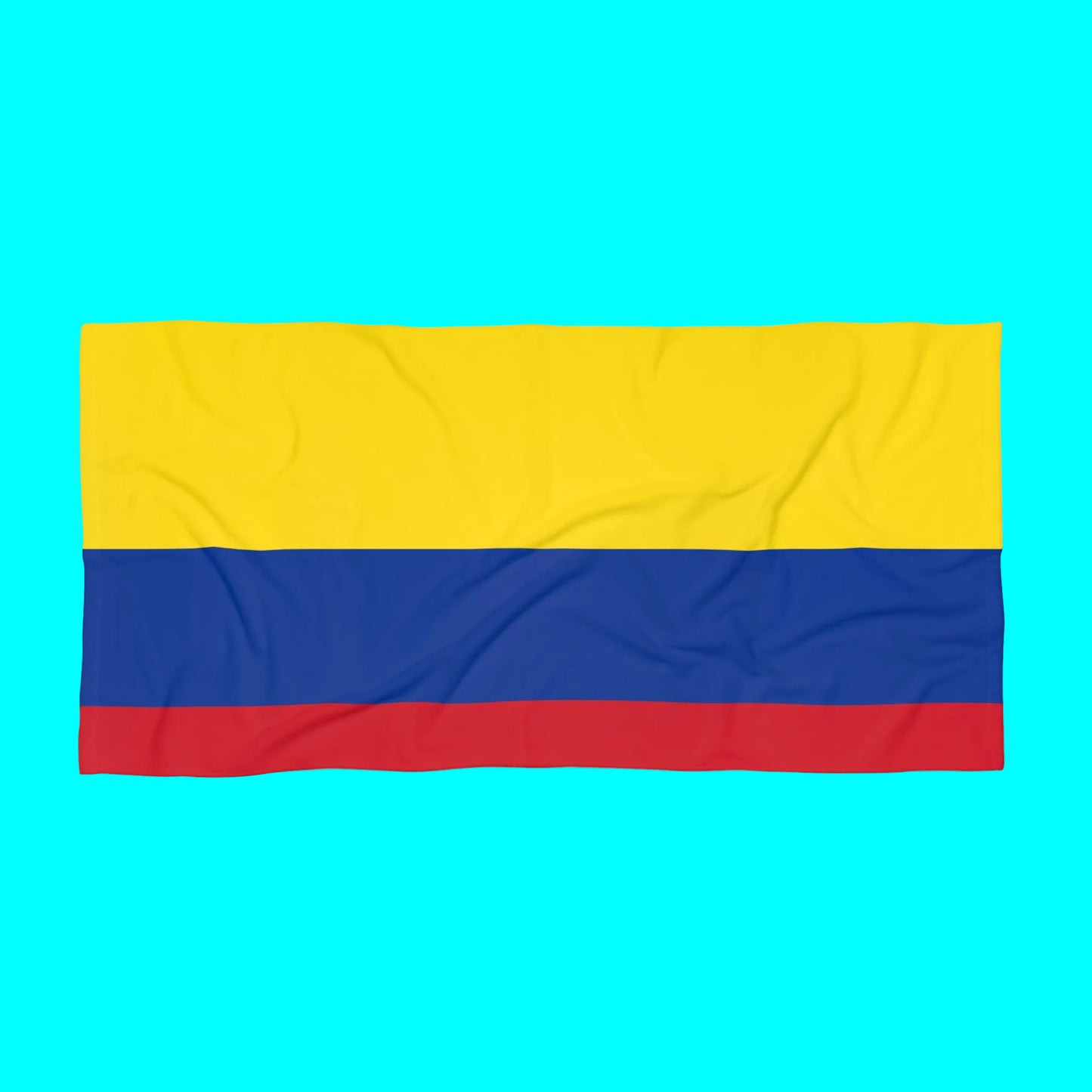 COLOMBIA Flag Beach Towel | Quality & Long Lasting - 2 Sizes | Colombian Pride | Gift for Colombianos - Latinos 4 The World