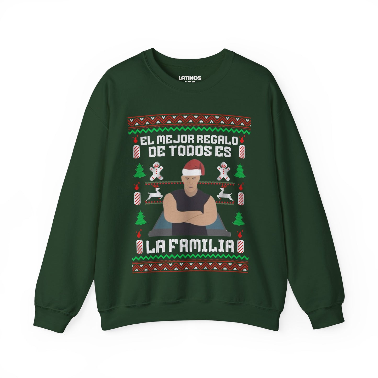 El Mejor Regalo De Todos Es La Familia Vin Fast Furious Latino Ugly Christmas Sweater | Diesel 3 Colors - Latinos 4 The World