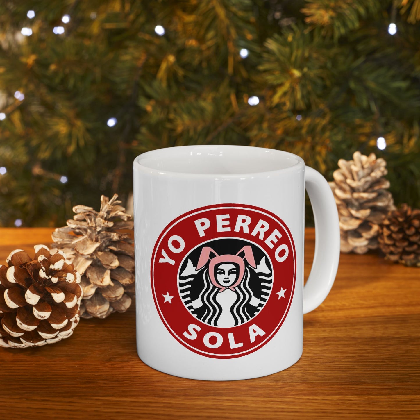 Yo Perreo Sola Coffee Mug | Bunny Lyric, Viral Funny Latino Products | 11 or 15 Ounces - Latinos 4 The World