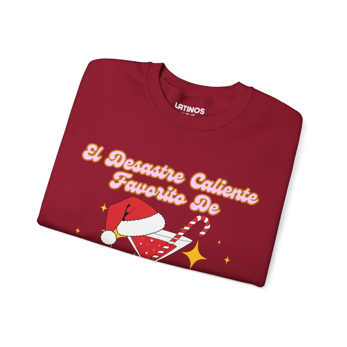 El Desastre Caliente Favorito De Santa Claus Ugly Christmas Sweater | Funny Latino | (3 COLORS) - Latinos 4 The World
