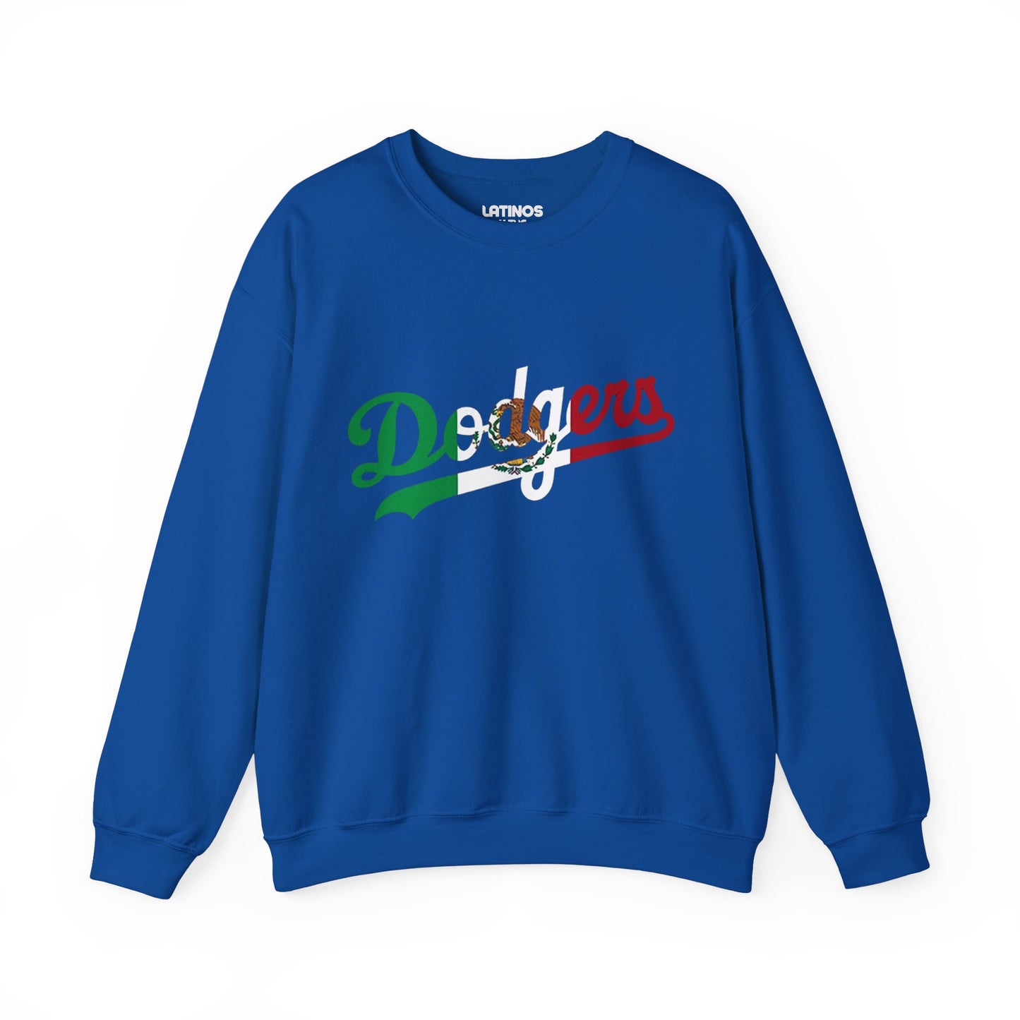 Los Angeles Mexican Pride Dodger Crewneck Sweatshirt | World Series 2024 LA Champions Baseball | Funny Latino | 3 Colors - Latinos 4 The World