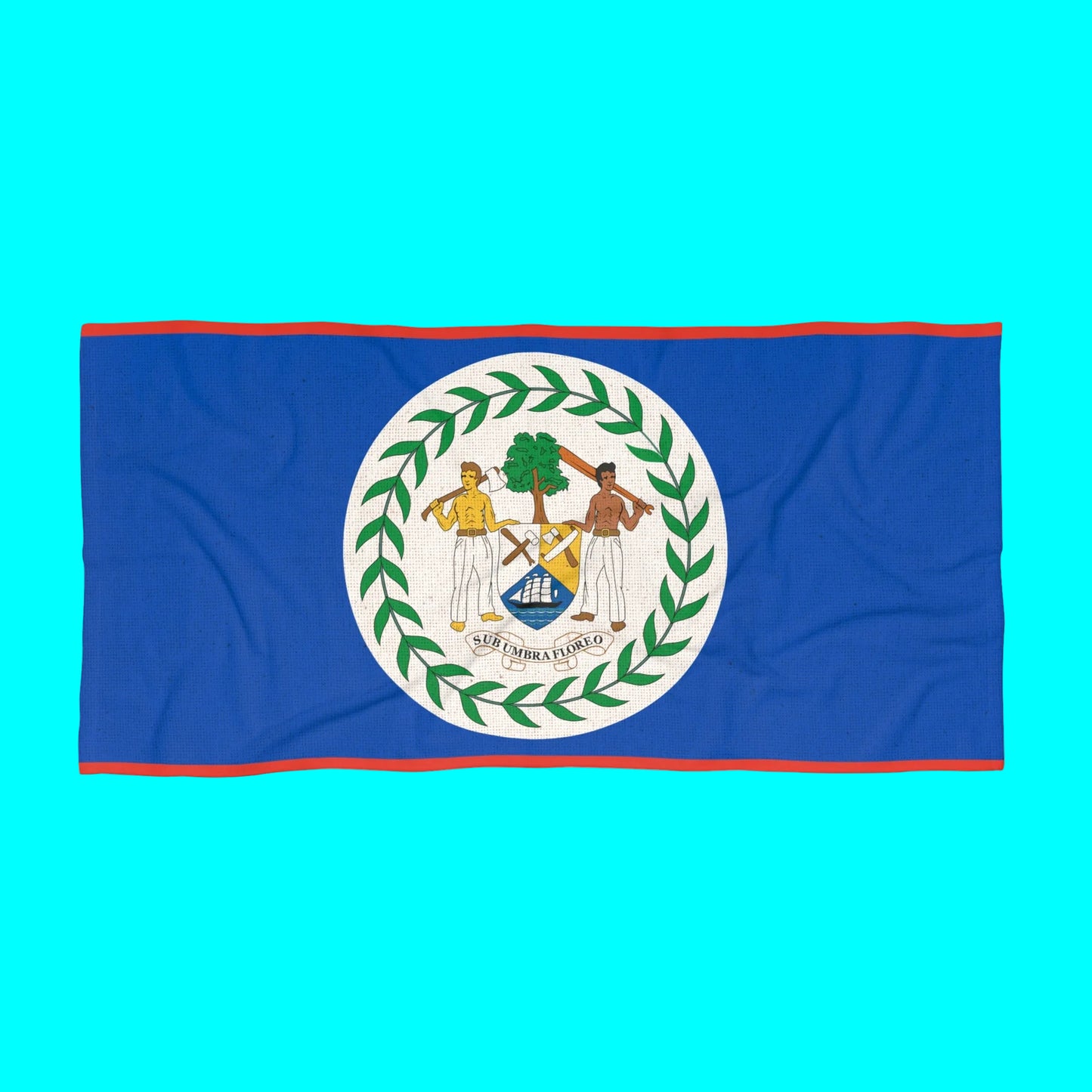 Belize Beach Towel | Quality & Long Lasting - 2 Sizes | Belizean Pride | Gift for Belizeans - Latinos 4 The World