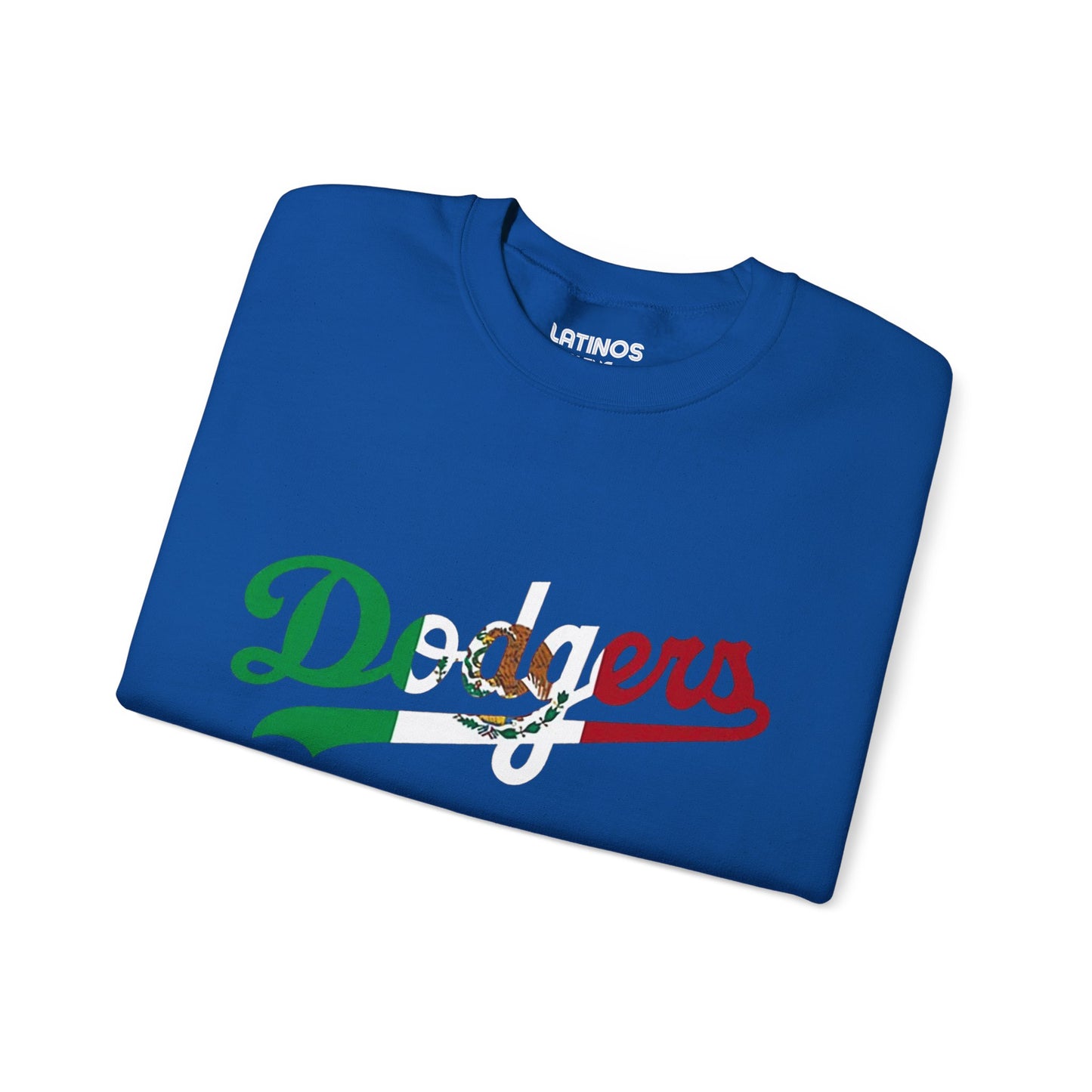 Los Angeles Mexican Pride Dodger Crewneck Sweatshirt | World Series 2024 LA Champions Baseball | Funny Latino | 3 Colors - Latinos 4 The World