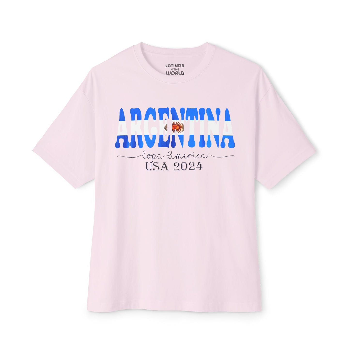 Argentina Copa America 2024 & Fifa Champions T-shirt | Argentinian Pride | Gift for Argentinians | Latino Tees | Unisex - 3 Colors - Latinos 4 The World