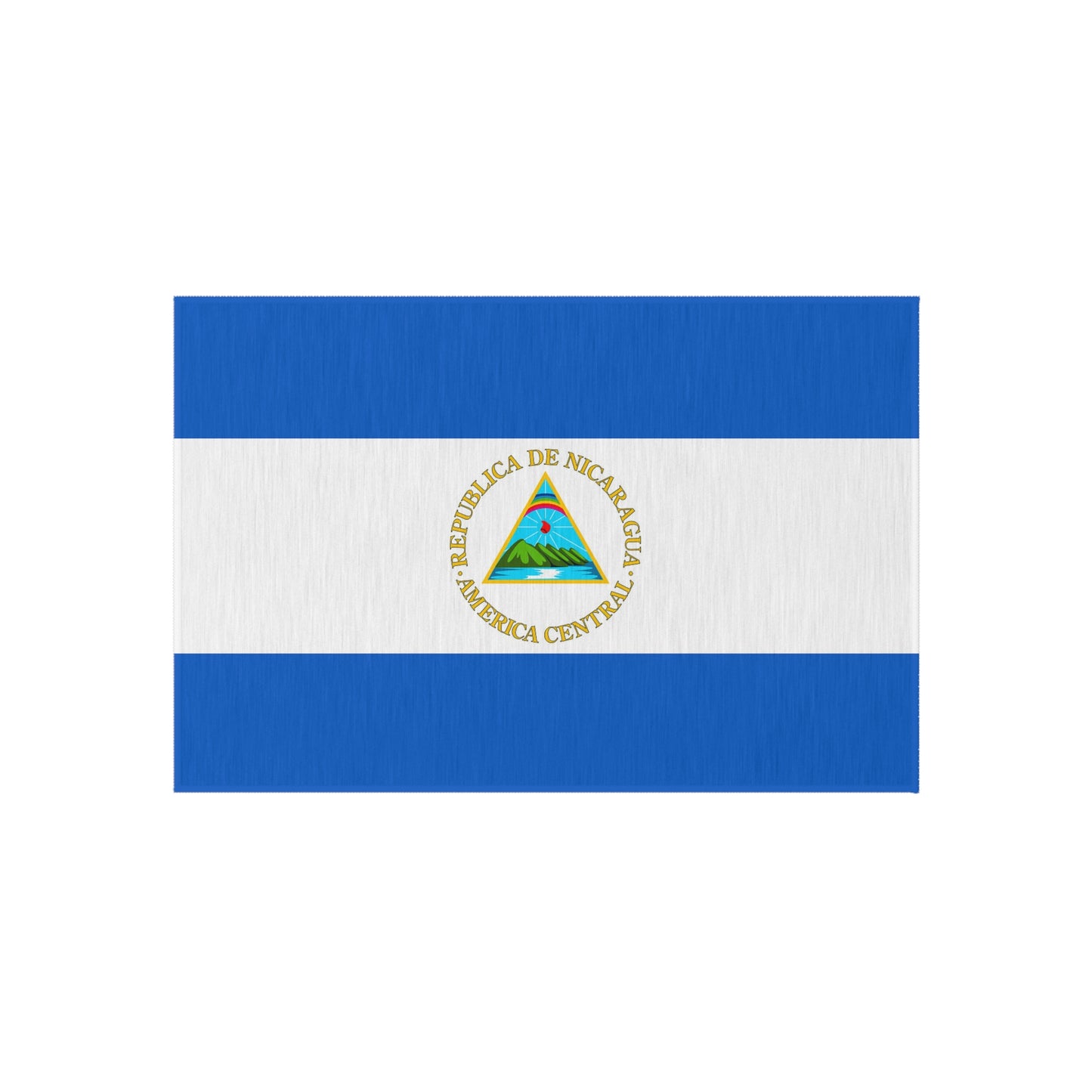Flag Of Nicaragua Outdoor Non-Slip Door Mat | Managua | León | Tipitapa | Gift for Nicaraguans | 24"x36" - Latinos 4 The World