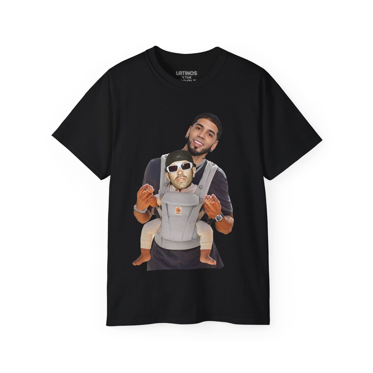 As Seen on Anuel AA | Fied In A Baby Carriage, Anuel Daddy T-shirt | 5 Colors Available | Heavy Cotton - Latinos 4 The World