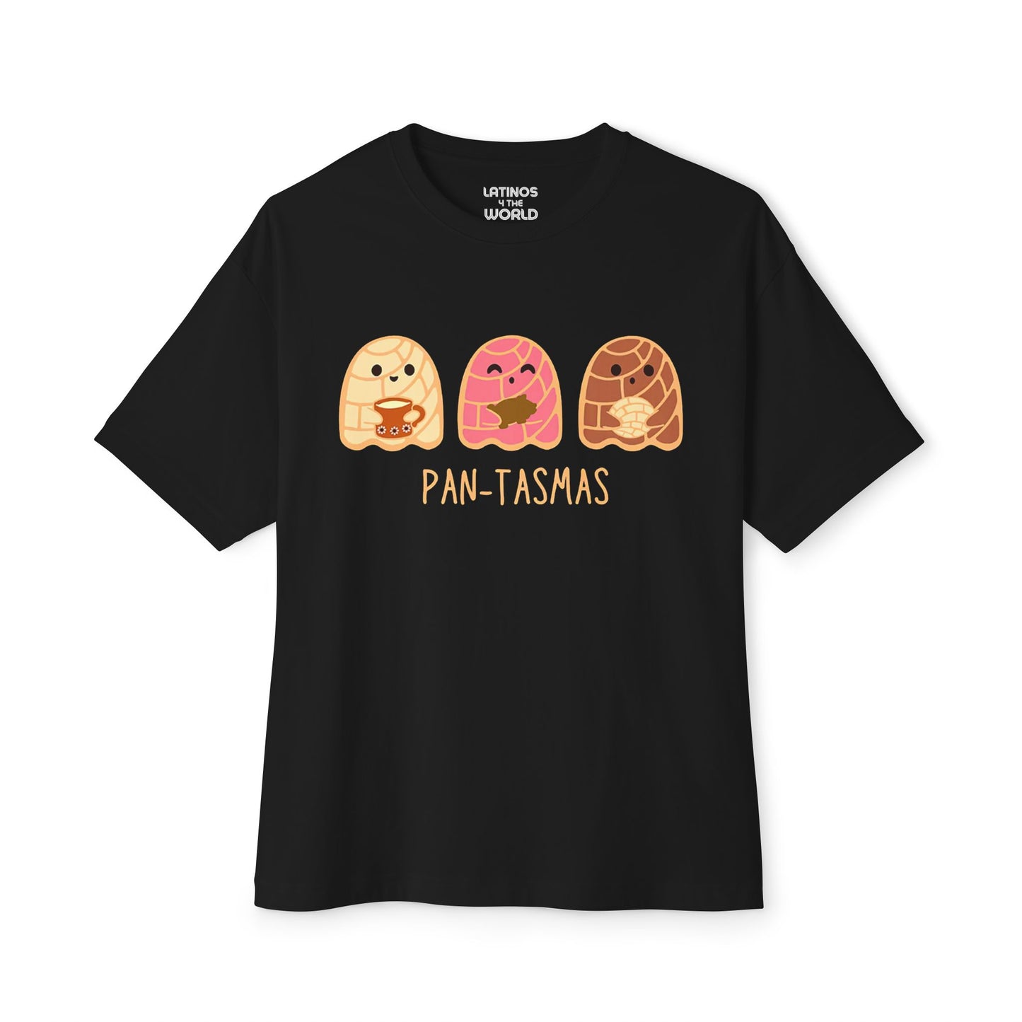 Pantasmas Ghost Pan Dulce Conchas T-shirt | Halloween, Boo Scary Spooky Horror Costume Latino | Unisex - 3 Colors - Latinos 4 The World