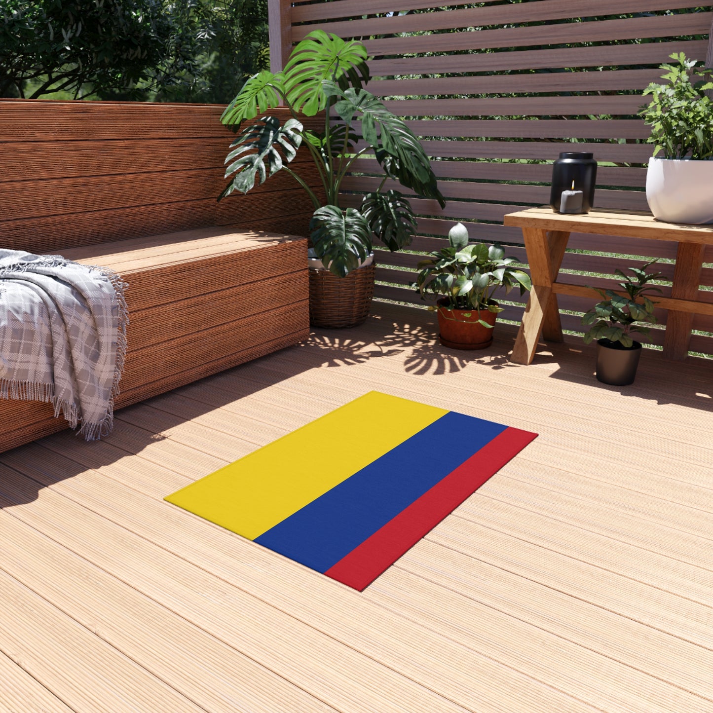 Flag Of Colombia Outdoor Non-Slip Door Mat | Copa America Finalist | FIFA | 24"x36" - Latinos 4 The World