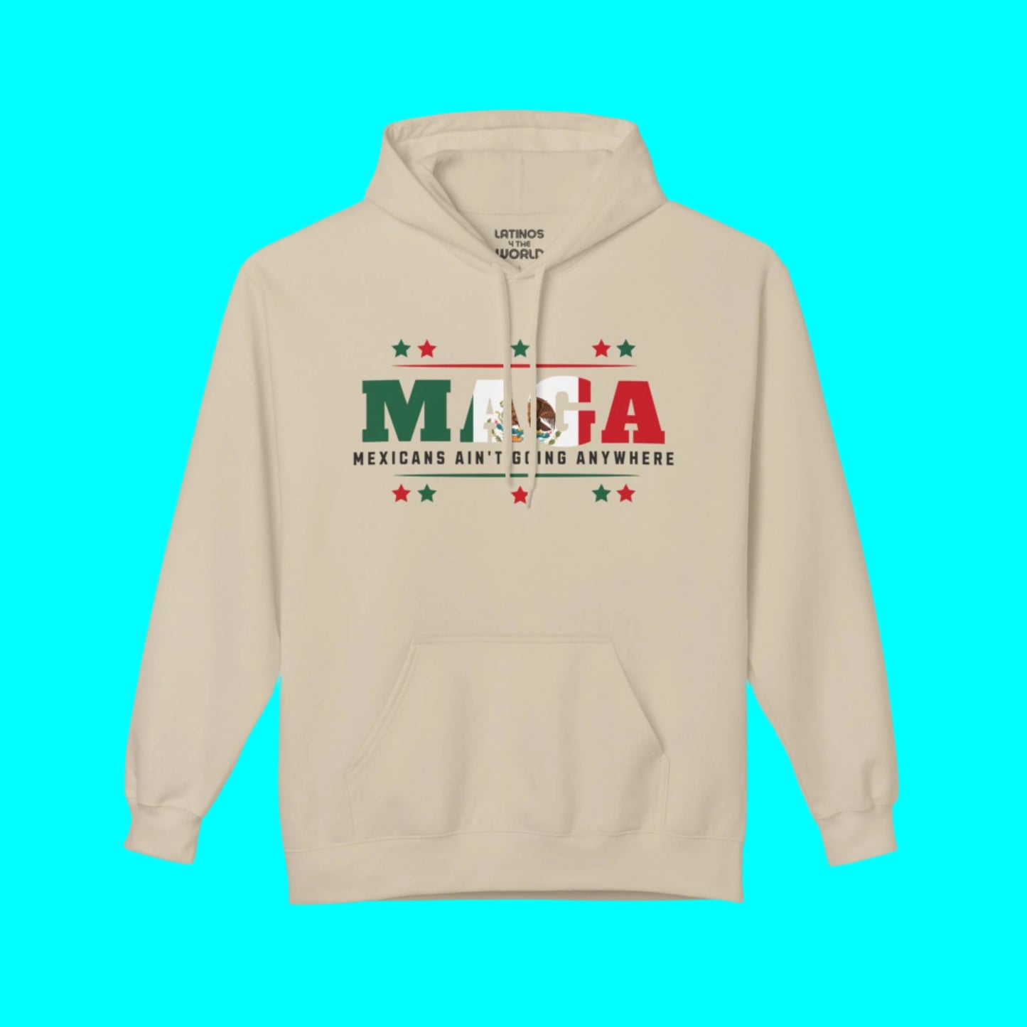 Mexicans Ain't Going Anywhere V1 Comfy Warm Hoodie | Funny Latino Pride | 3 Colors - Latinos 4 The World