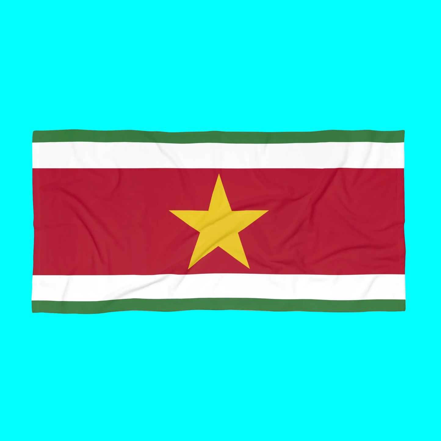 Suriname Flag Beach Towel | Quality & Long Lasting - 2 Sizes | Suriname Pride | Gift for Surinamese - Latinos 4 The World
