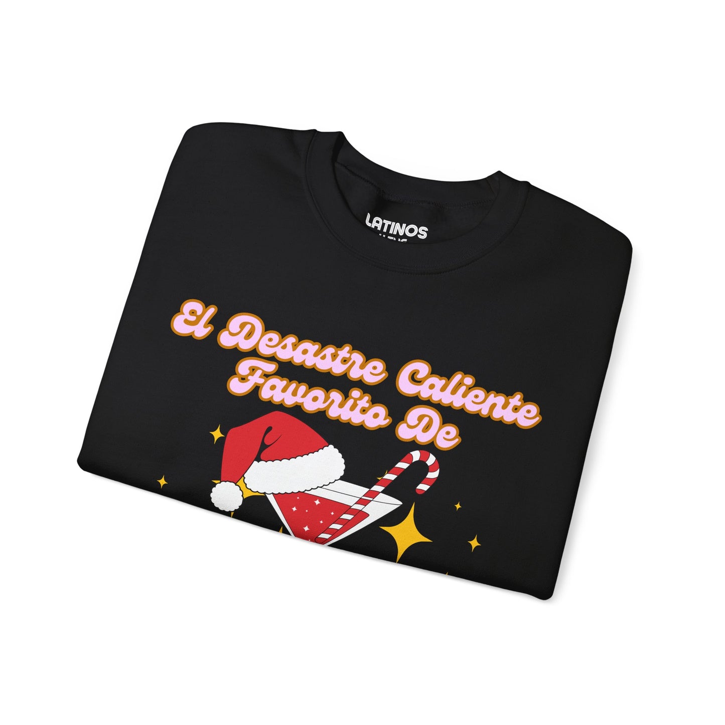 El Desastre Caliente Favorito De Santa Claus Ugly Christmas Sweater | Funny Latino | (3 COLORS) - Latinos 4 The World