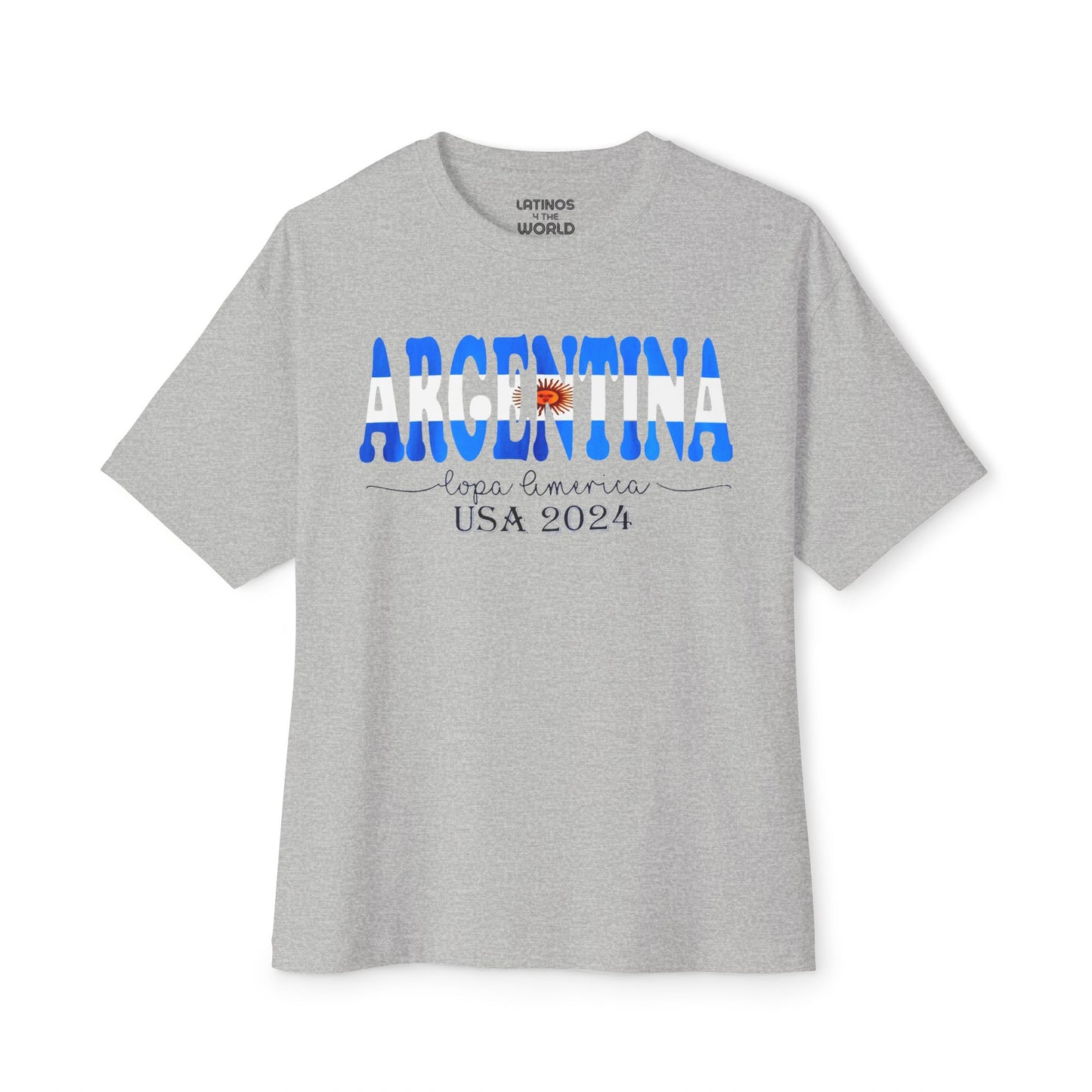 Argentina Copa America 2024 & Fifa Champions T-shirt | Argentinian Pride | Gift for Argentinians | Latino Tees | Unisex - 3 Colors - Latinos 4 The World