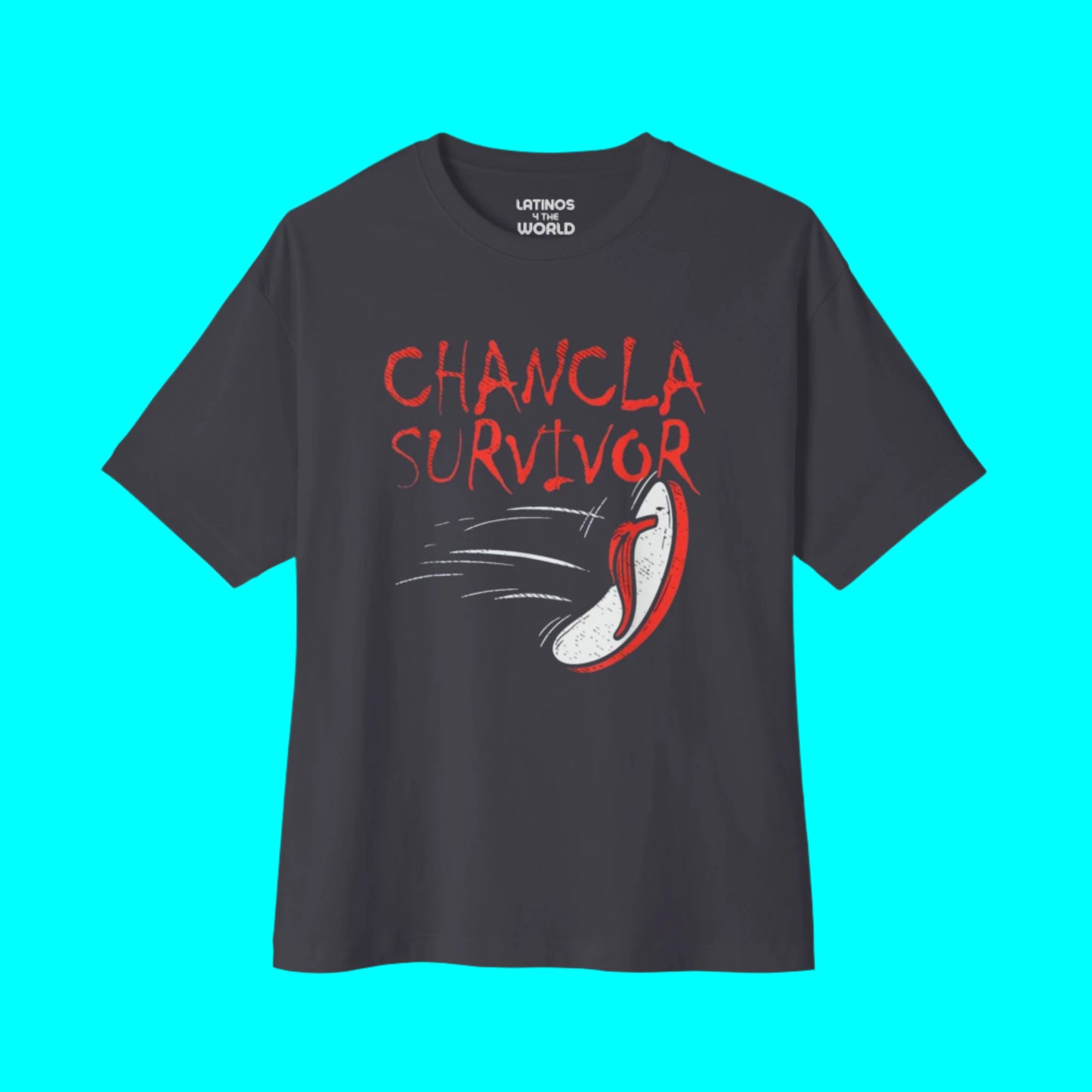 Chancla Survivor T-shirt | Chancleta Joke Design Latino Pride Funny Viral Tees