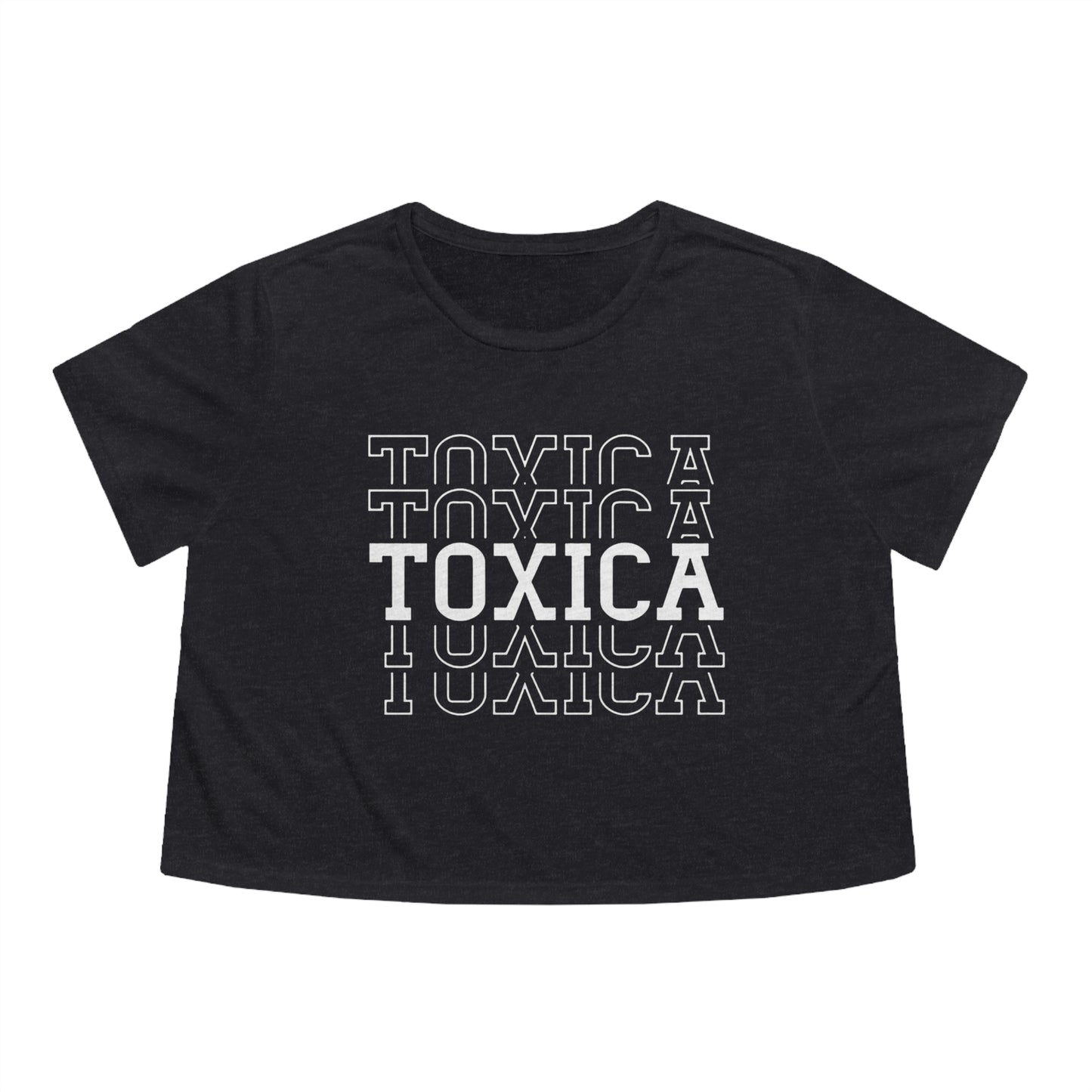 La Toxica | Women's Flowy Crop-Top Tee | 4 Colors - Latinos 4 The World