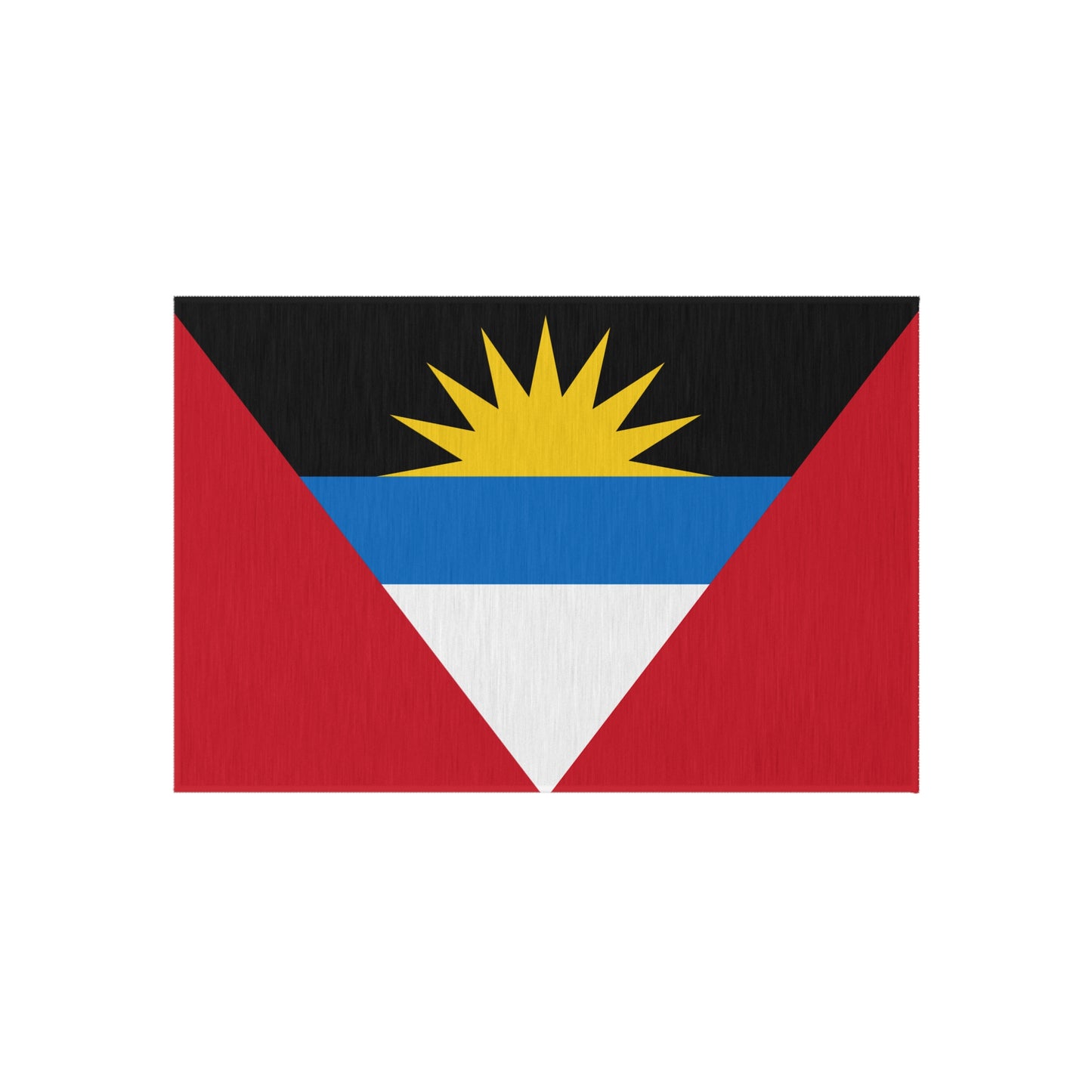 Flag Of Antigua and Barbuda Outdoor Non-Slip Door Mat | Saint John's | Antiguan Liberta | 24"x36" - Latinos 4 The World