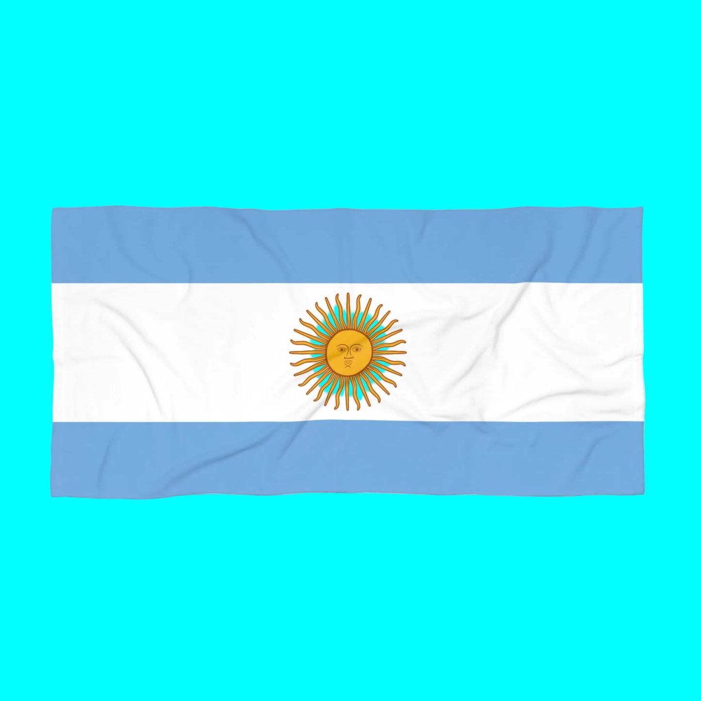 ARGENTINA Flag Beach Towel | Quality & Long Lasting - 2 Sizes | Argentinian Pride | Gift for Argentineans - Latinos 4 The World