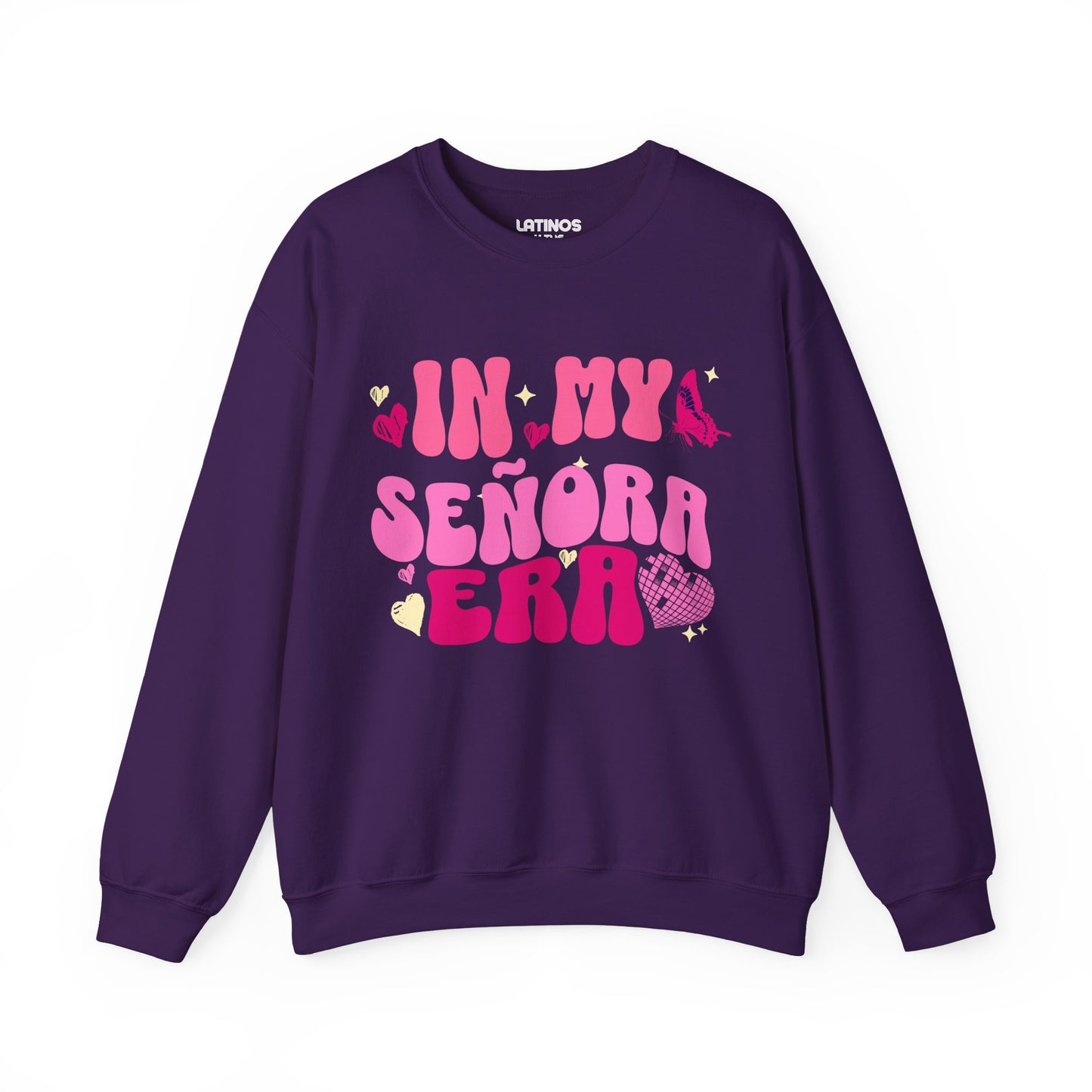 In My Señora Era Latina Mom Comfy Crewneck Sweater | Funny Viral Latino | 3 Colors - Latinos 4 The World