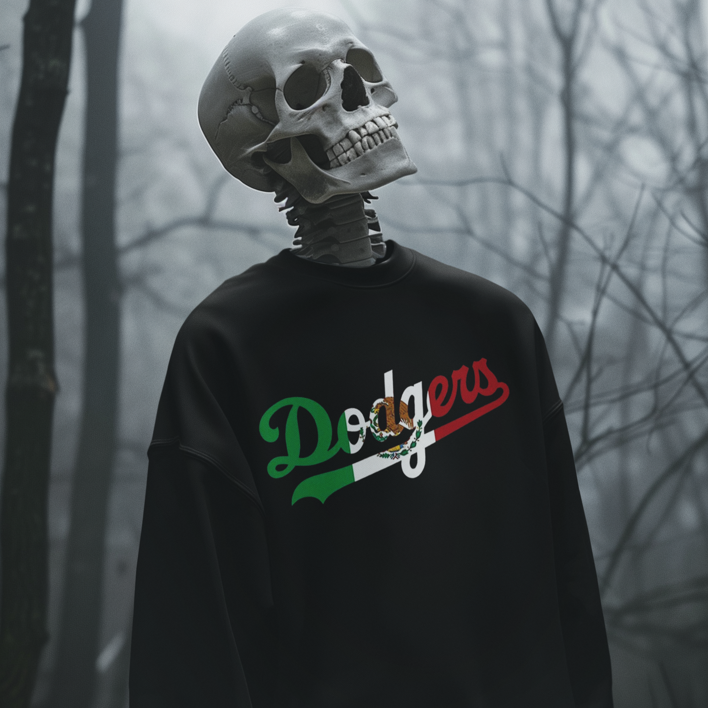 Los Angeles Mexican Pride Dodger Crewneck Sweatshirt | World Series 2024 LA Champions Baseball | Funny Latino | 3 Colors - Latinos 4 The World