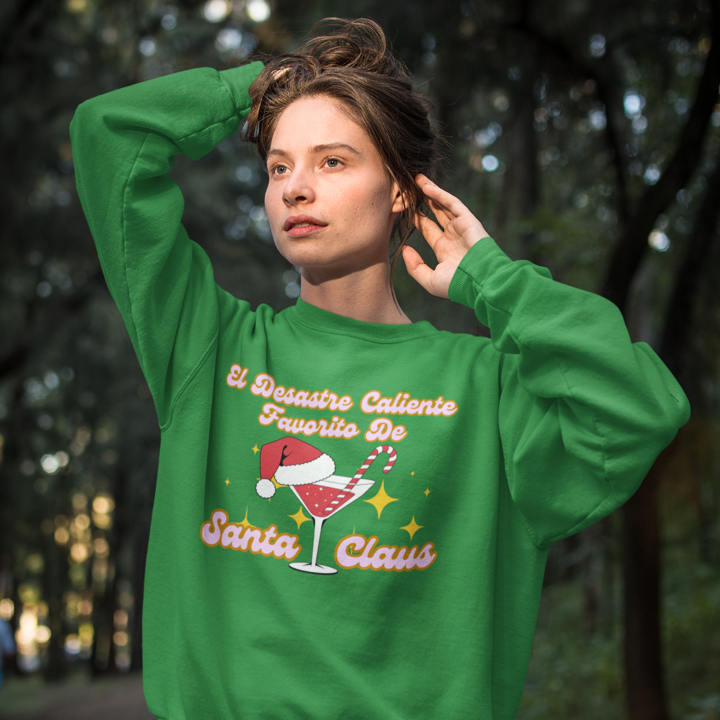 El Desastre Caliente Favorito De Santa Claus Ugly Christmas Sweater | Funny Latino | (3 COLORS) - Latinos 4 The World