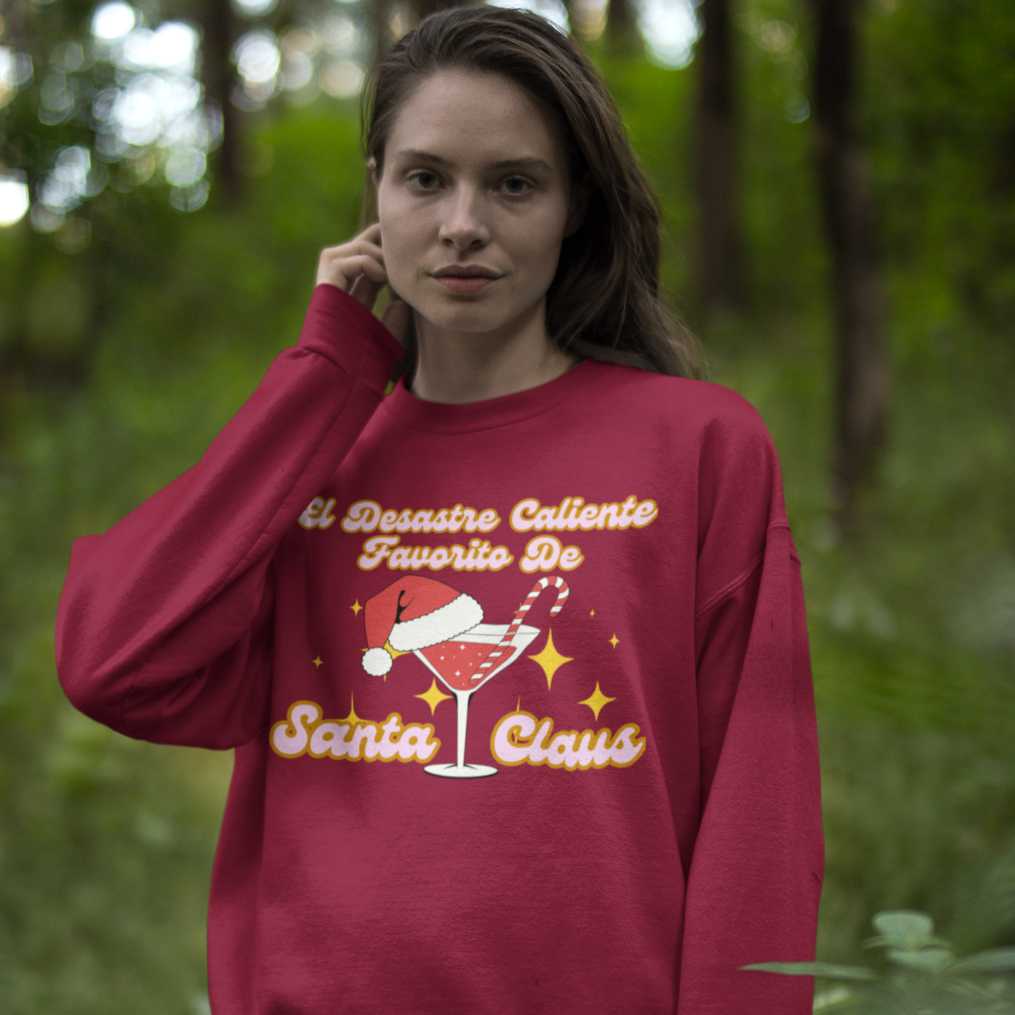 El Desastre Caliente Favorito De Santa Claus Ugly Christmas Sweater | Funny Latino | (3 COLORS) - Latinos 4 The World