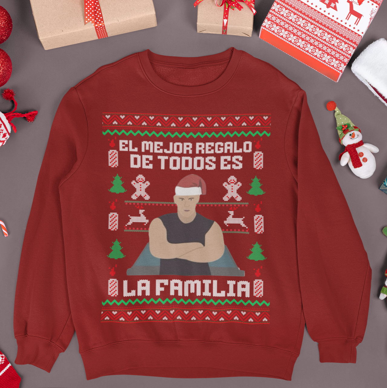El Mejor Regalo De Todos Es La Familia Vin Fast Furious Latino Ugly Christmas Sweater | Diesel 3 Colors - Latinos 4 The World