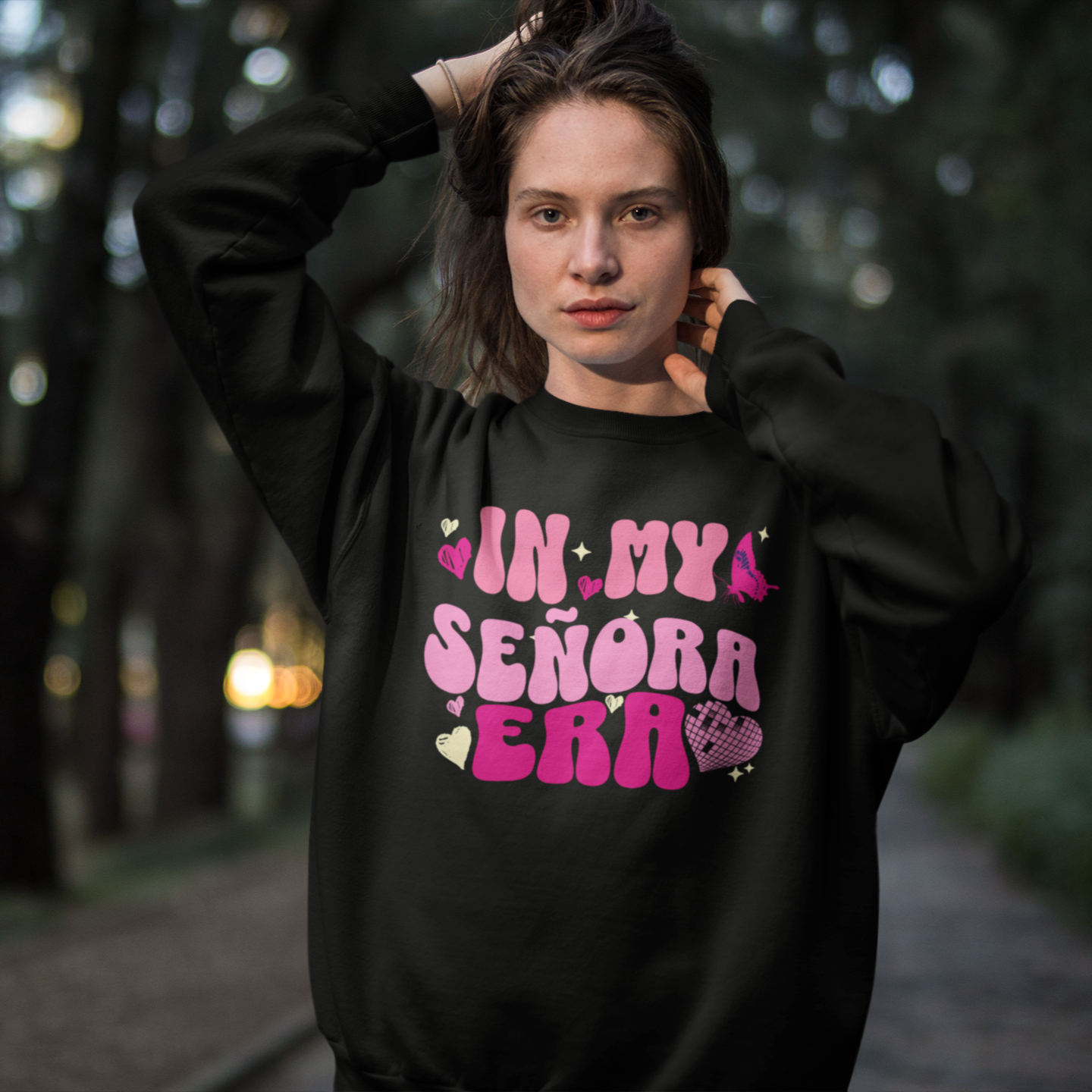 In My Señora Era Latina Mom Comfy Crewneck Sweater | Funny Viral Latino | 3 Colors - Latinos 4 The World