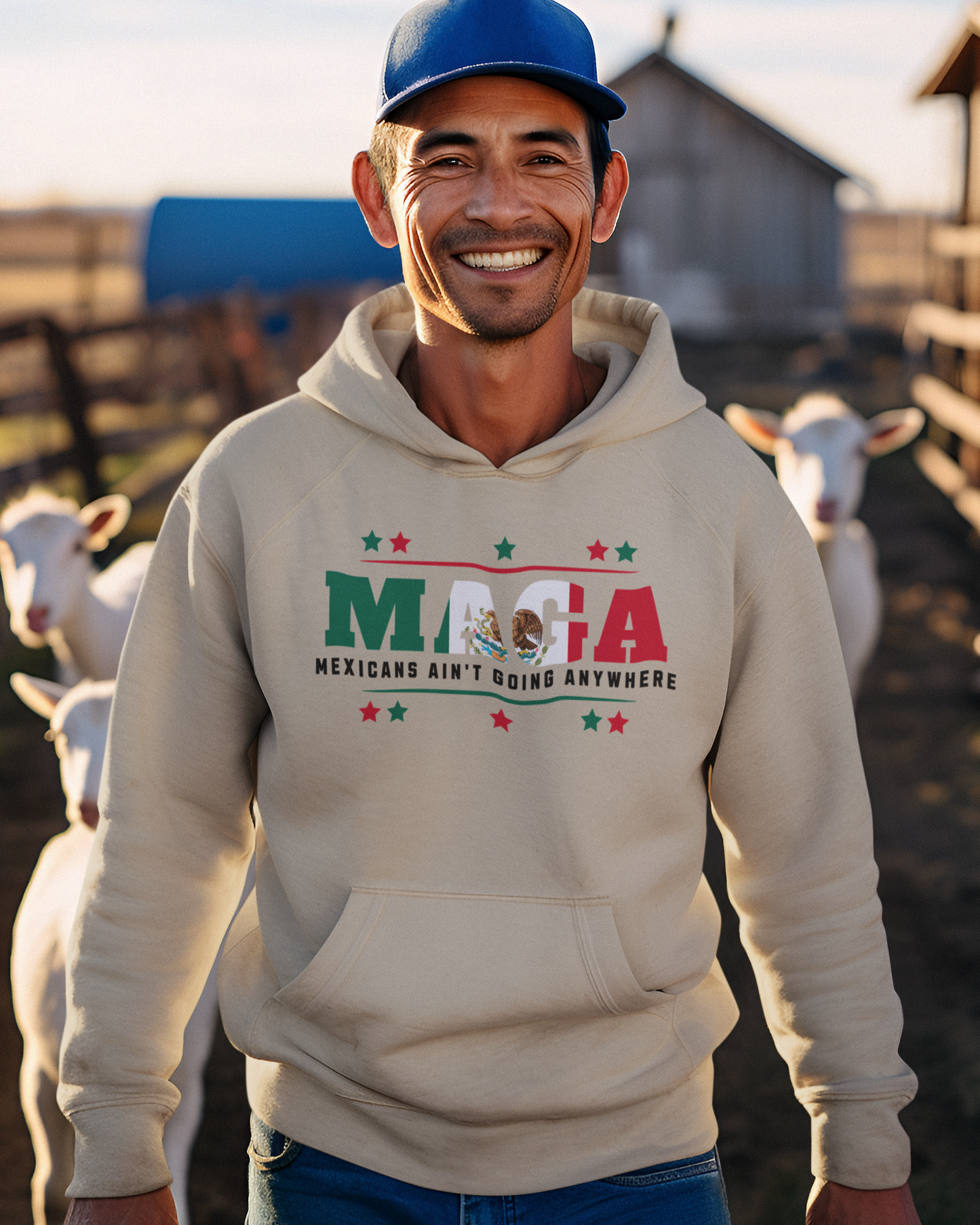 Mexicans Ain't Going Anywhere V1 Comfy Warm Hoodie | Funny Latino Pride | 3 Colors - Latinos 4 The World