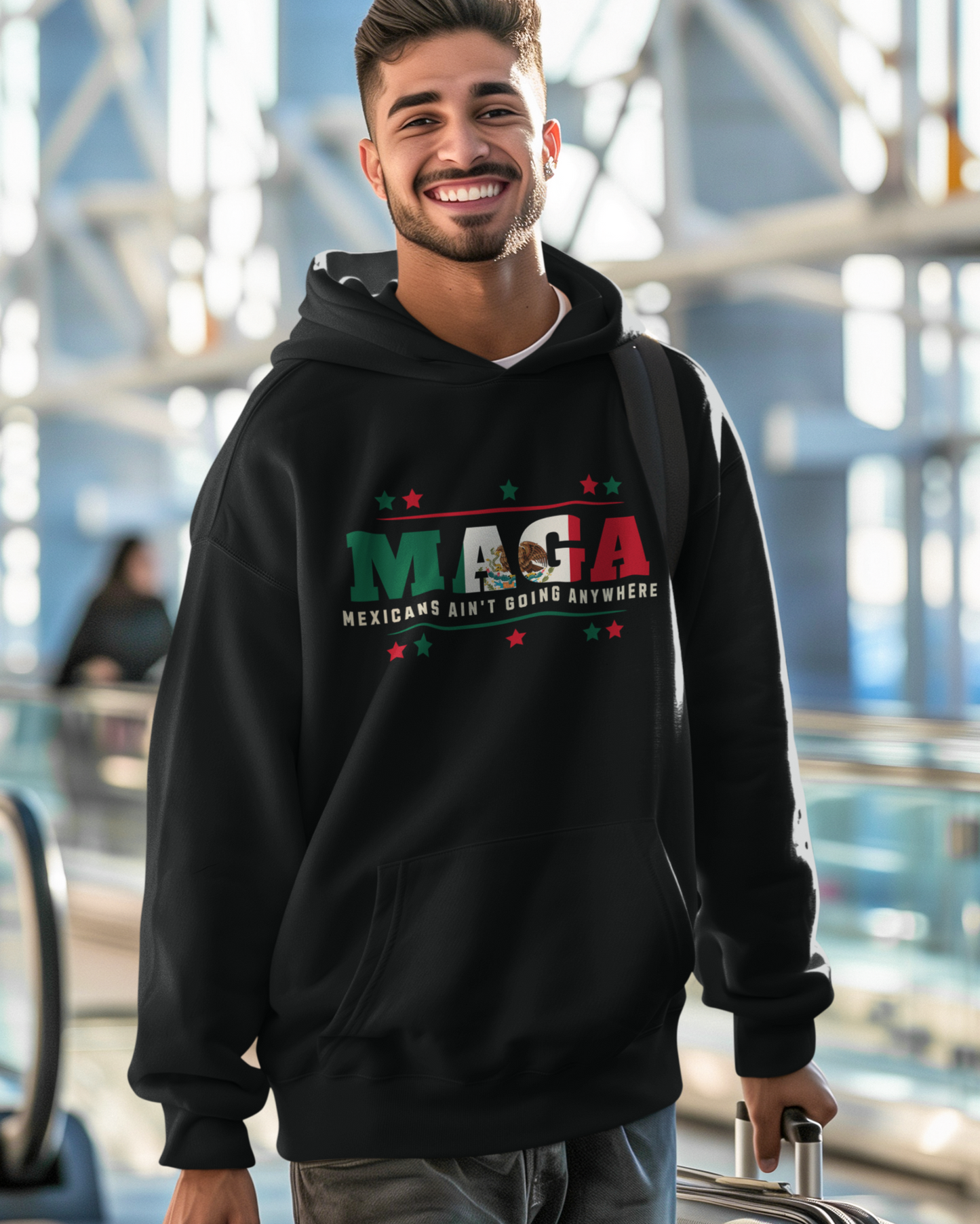 Mexicans Ain't Going Anywhere V1 Comfy Warm Hoodie | Funny Latino Pride | 3 Colors - Latinos 4 The World
