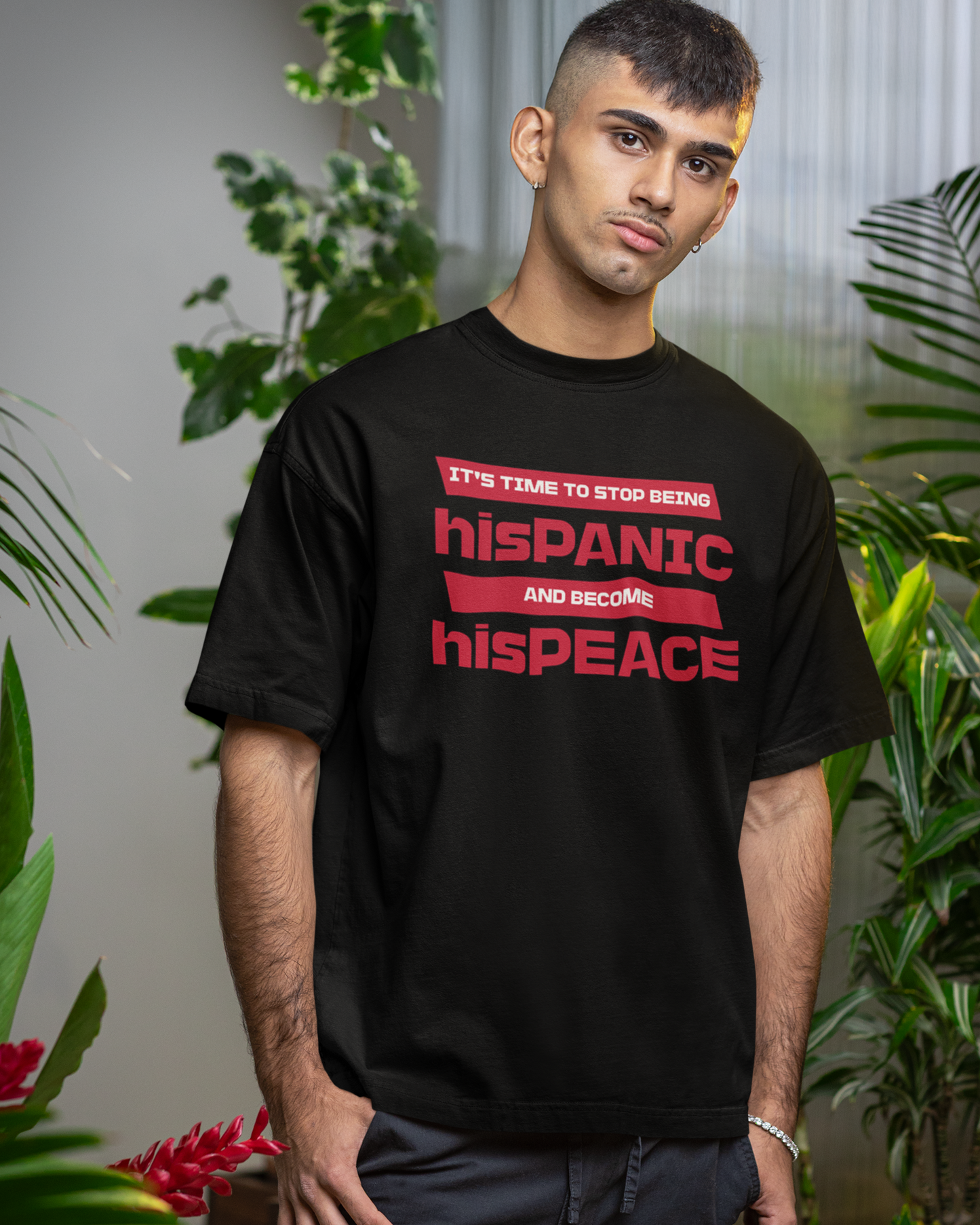 It's Time To Stop Being hisPANIC and Become hisPEACE T-shirt | Latino Pride Funny Relationship Viral Tees