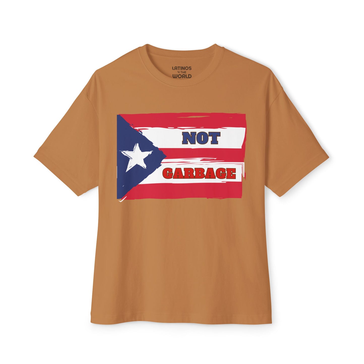 Puerto Rico is Not Garbage Flag T-shirt | Puerto Rican Pride | Viral Latino Tees | Unisex - 3 Colors - Latinos 4 The World