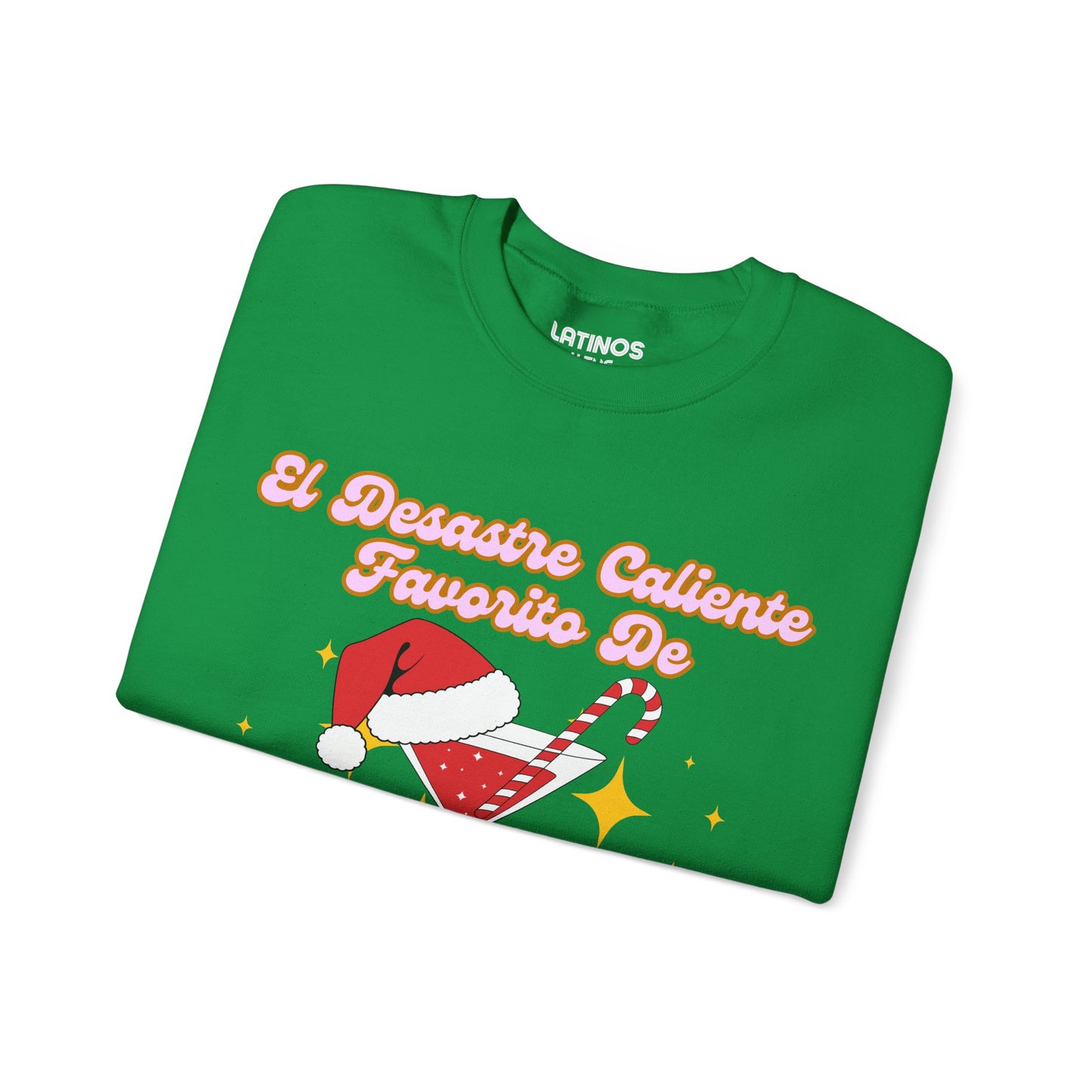 El Desastre Caliente Favorito De Santa Claus Ugly Christmas Sweater | Funny Latino | (3 COLORS) - Latinos 4 The World