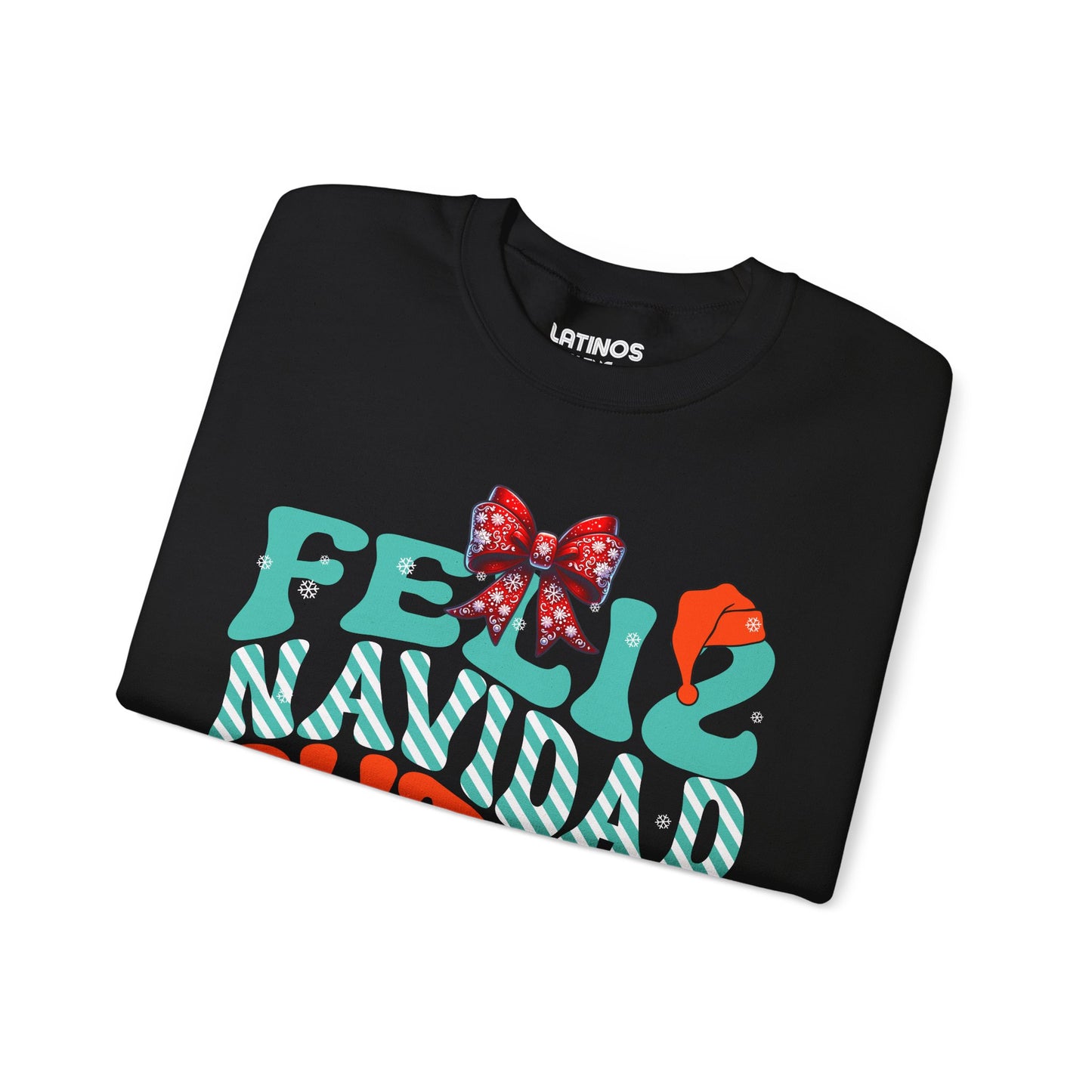 Feliz Navidad Putos! Christmas Comfy Crewneck Sweater | Latino Holiday 3 Colors - Latinos 4 The World