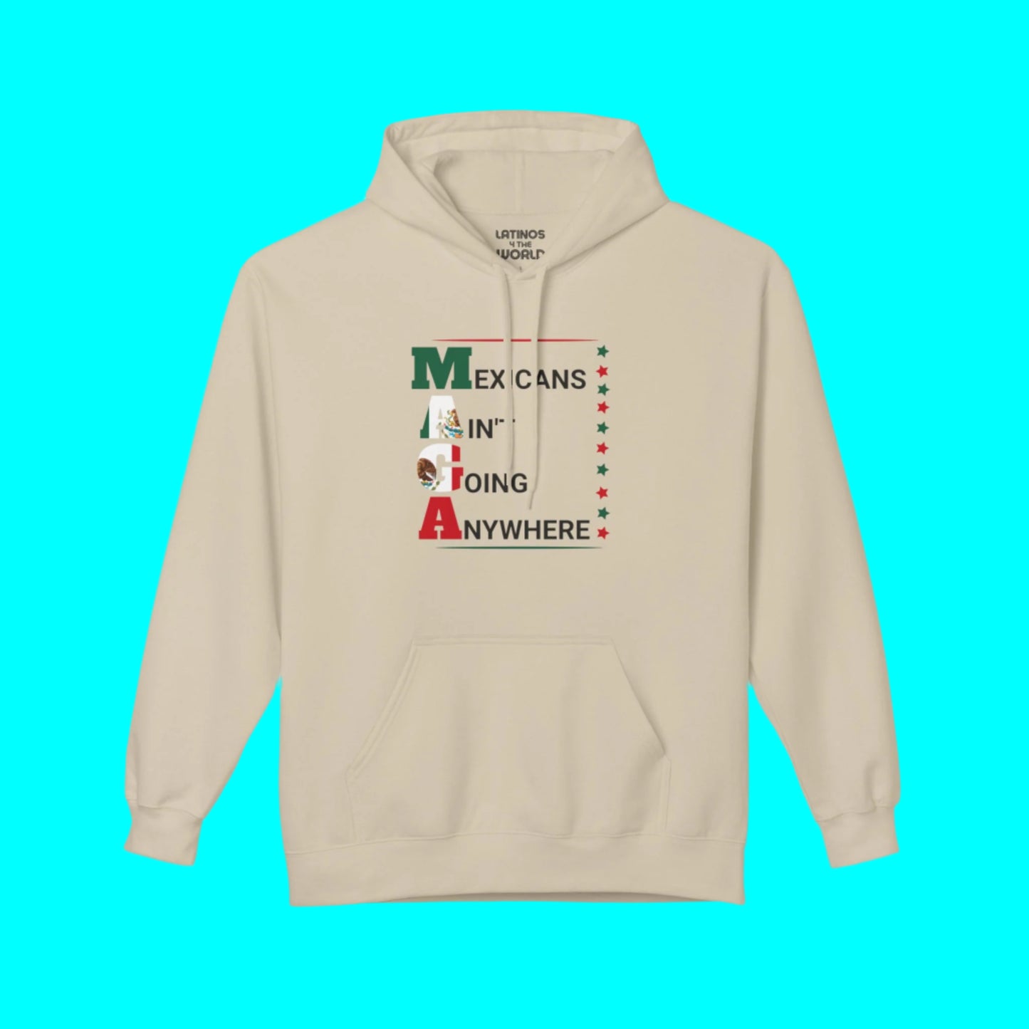 Mexicans Ain't Going Anywhere V2 Comfy Warm Hoodie | Funny Latino Pride | 3 Colors - Latinos 4 The World
