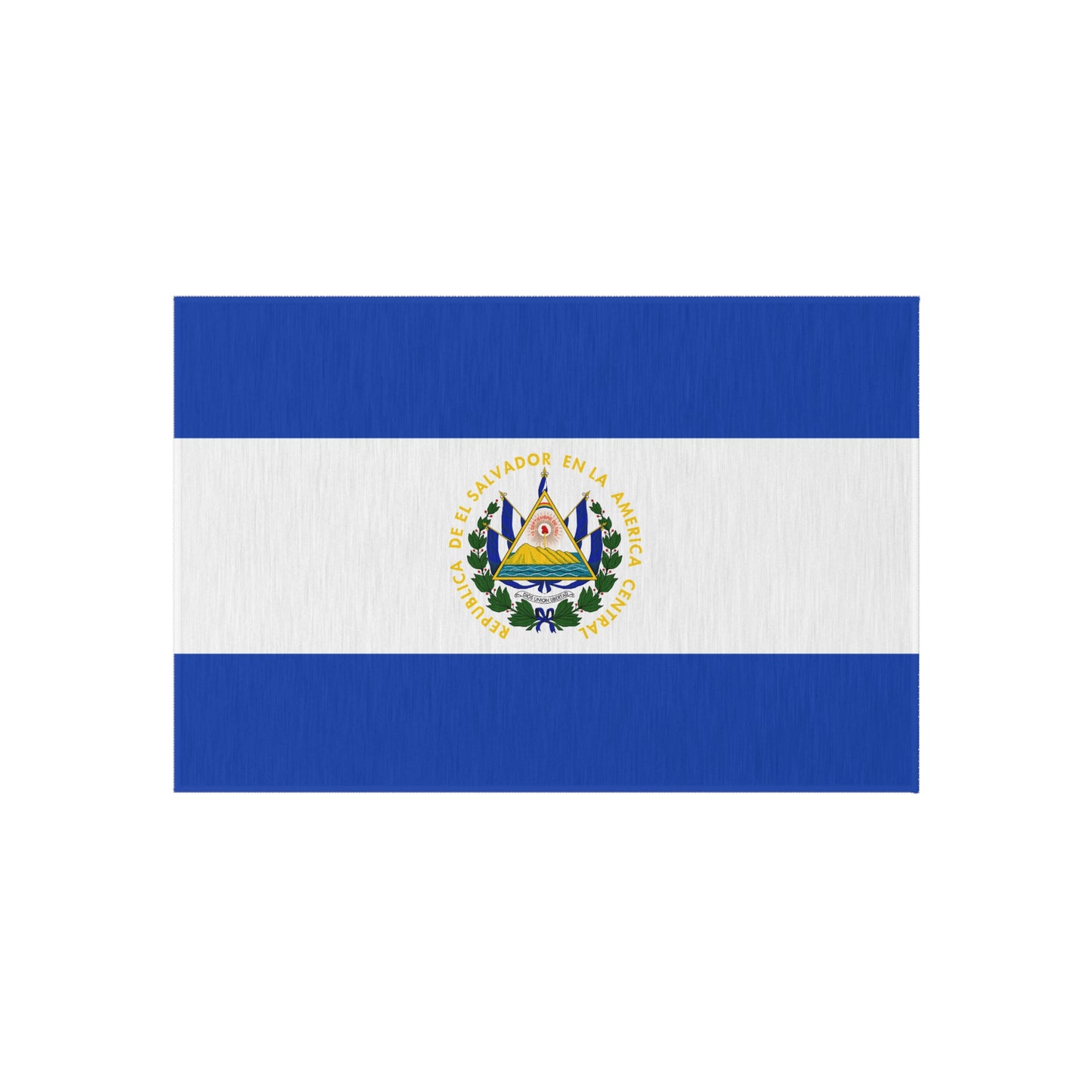 Flag Of El Salvador Outdoor Non-Slip Door Mat | San Salvador | Soyapango | Santa Ana | 24"x36" - Latinos 4 The World