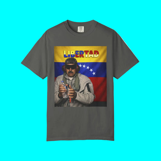 LIBERTAD PARA VENEZUELA T-Shirt | Maduro Captured Venezuelan Pride | Viral Latino Tees | Unisex - 3 Colors