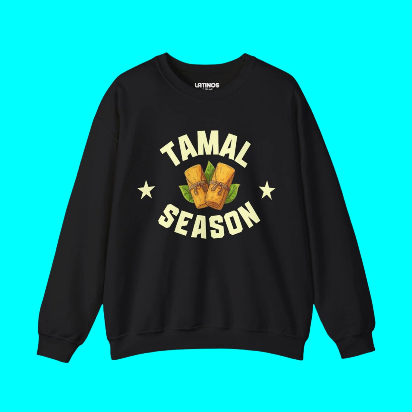 Tamal Season College Sports Crewneck Sweater | Funny Viral Latino | 3 Colors - Latinos 4 The World