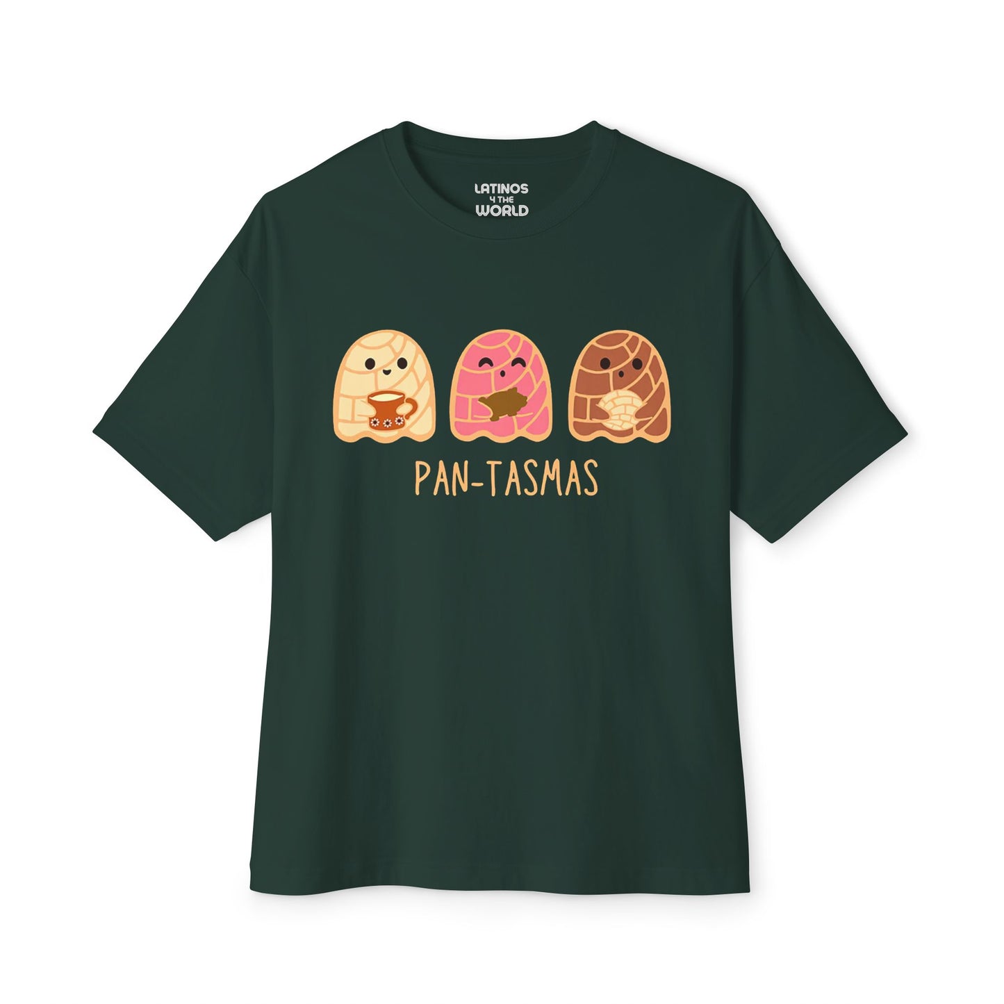 Pantasmas Ghost Pan Dulce Conchas T-shirt | Halloween, Boo Scary Spooky Horror Costume Latino | Unisex - 3 Colors - Latinos 4 The World