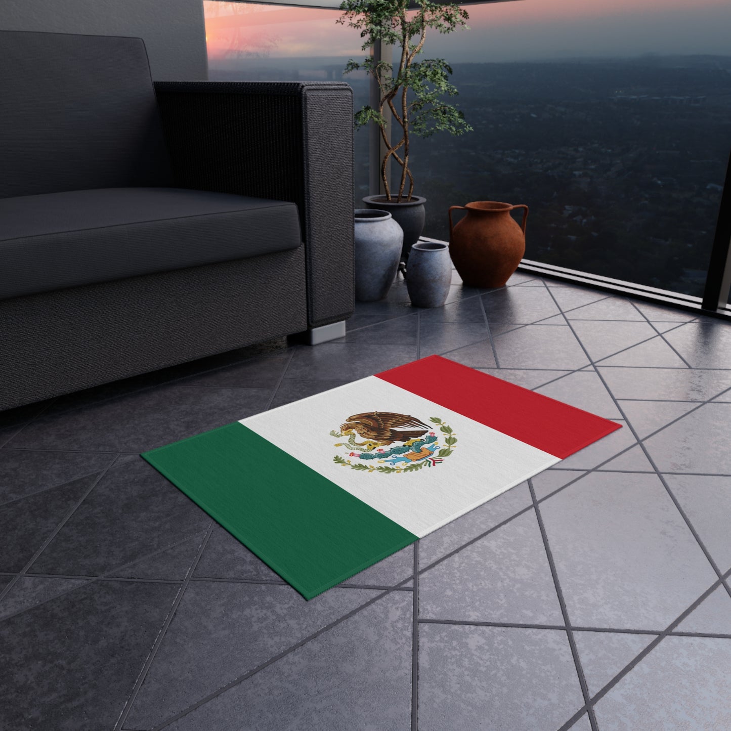 Flag Of Mexico Outdoor Non-Slip Door Mat | Copa America | FIFA | 24"x36" - Latinos 4 The World