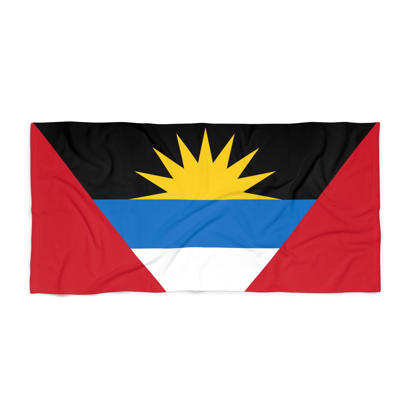 Antigua and Barbuda Beach Towel | Quality & Long Lasting - 2 Sizes | Antiguan Pride | Gift for Antiguan and Barbudans - Latinos 4 The World
