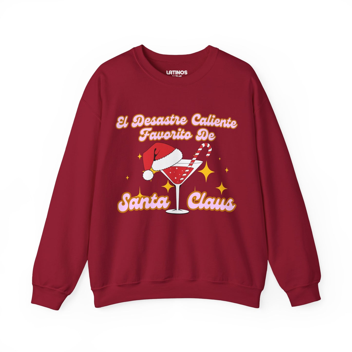 El Desastre Caliente Favorito De Santa Claus Ugly Christmas Sweater | Funny Latino | (3 COLORS) - Latinos 4 The World
