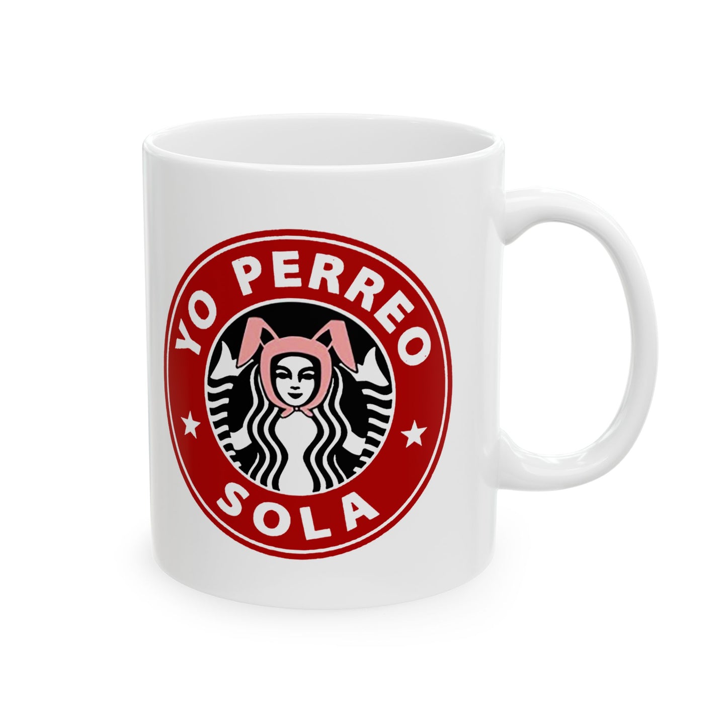 Yo Perreo Sola Coffee Mug | Bunny Lyric, Viral Funny Latino Products | 11 or 15 Ounces - Latinos 4 The World