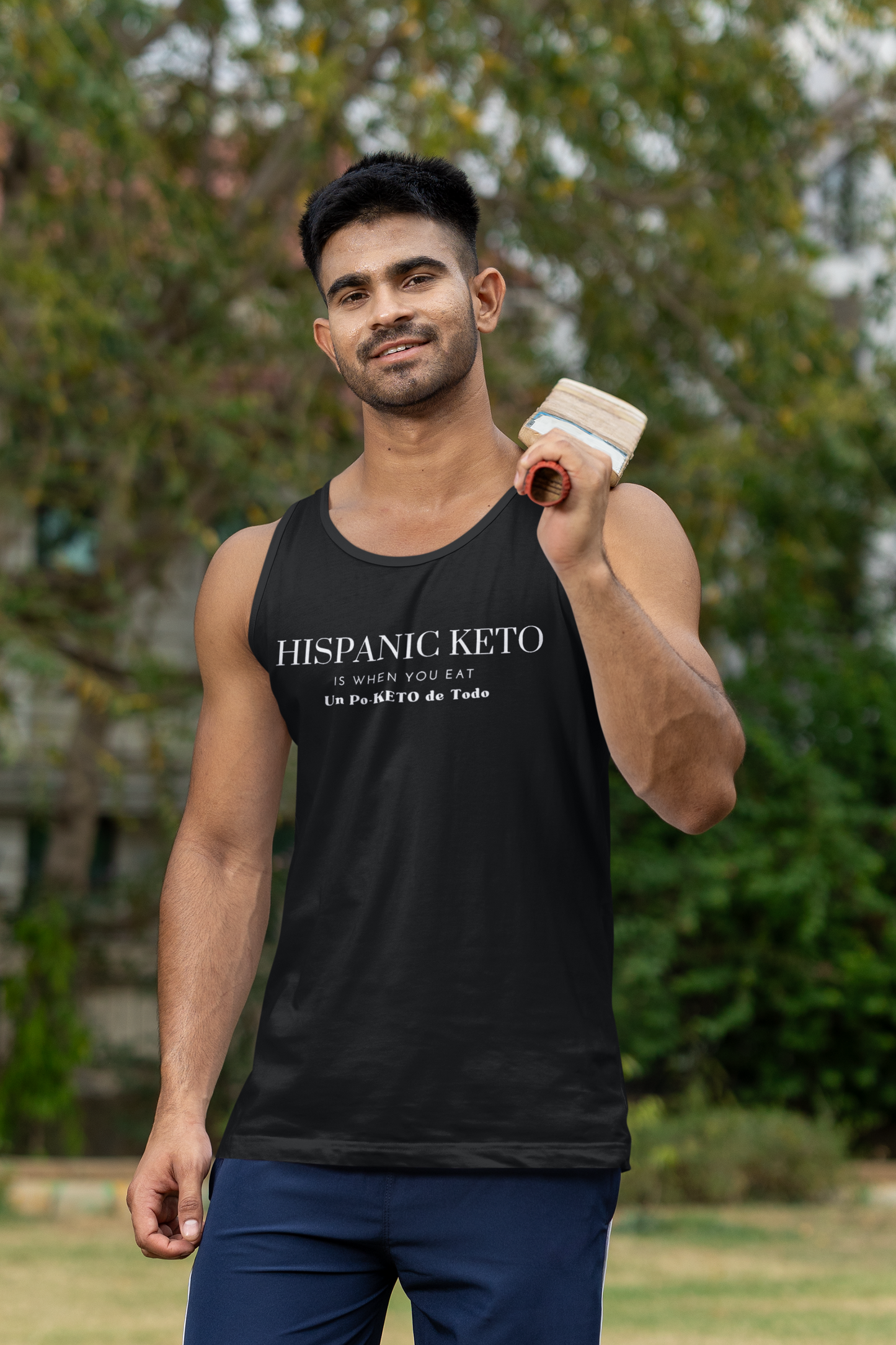 Hispanic Keto Is When You Eat Un Po-Keto De Todo Tanktop | Light Cotton | Funny Viral Latino Tees | Unisex - 4 COLORS - Latinos 4 The World