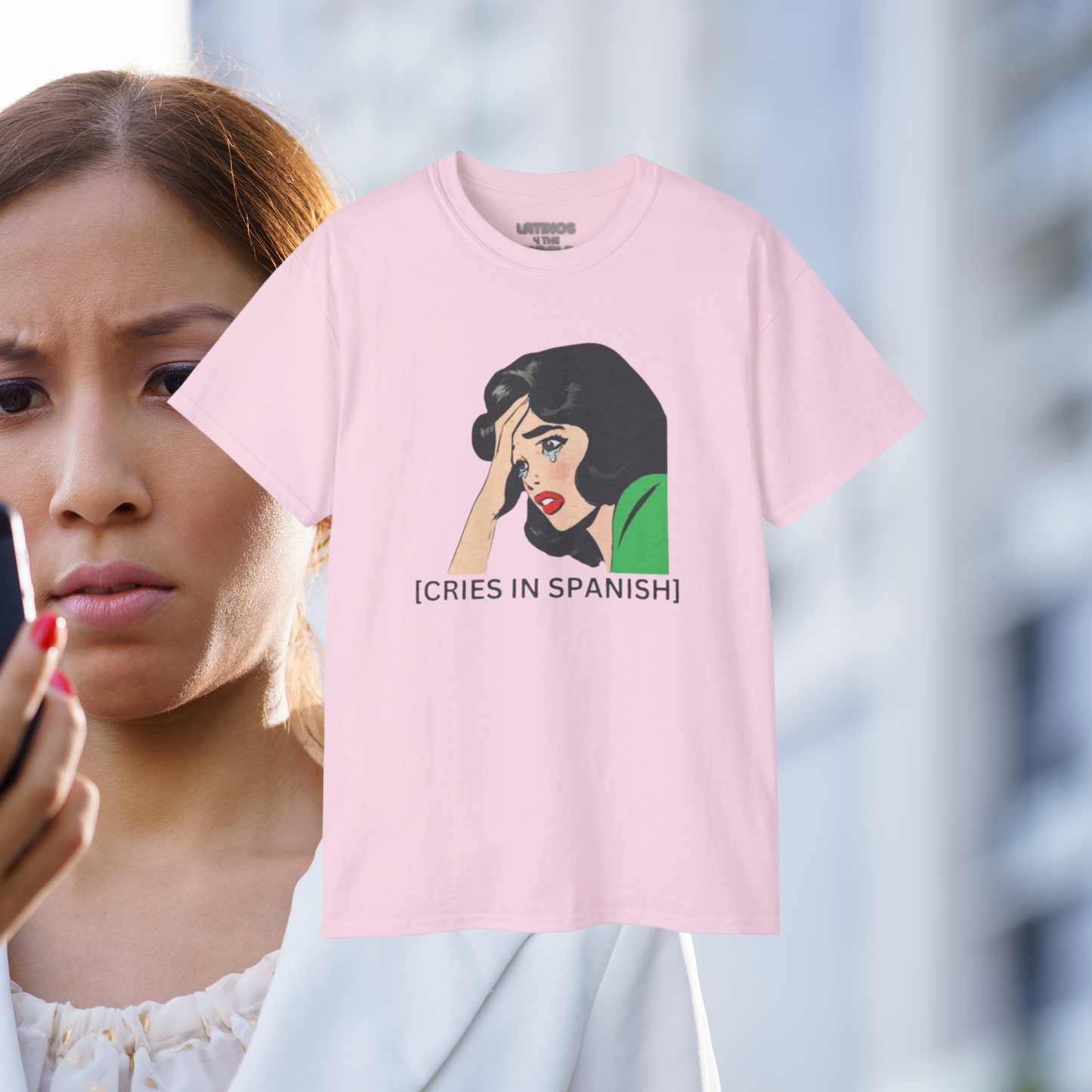 Telenovela Cries in Spanish T-shirt | Heavy Cotton | 5 Colors - Latinos 4 The World