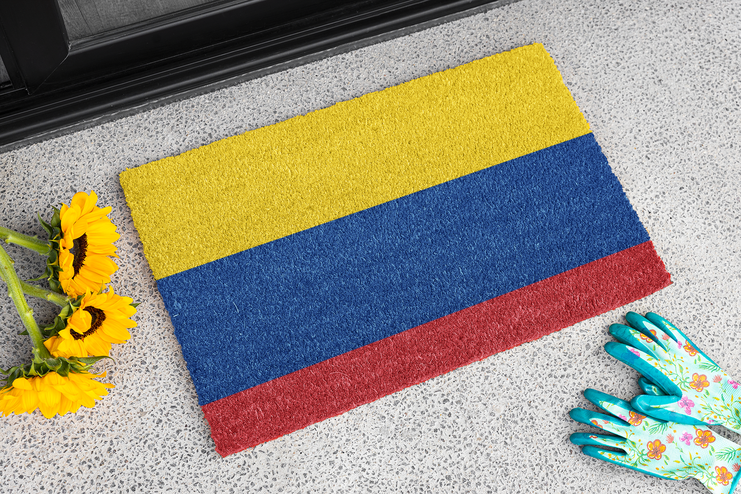 Flag Of Colombia Outdoor Non-Slip Door Mat | Copa America Finalist | FIFA | 24"x36" - Latinos 4 The World