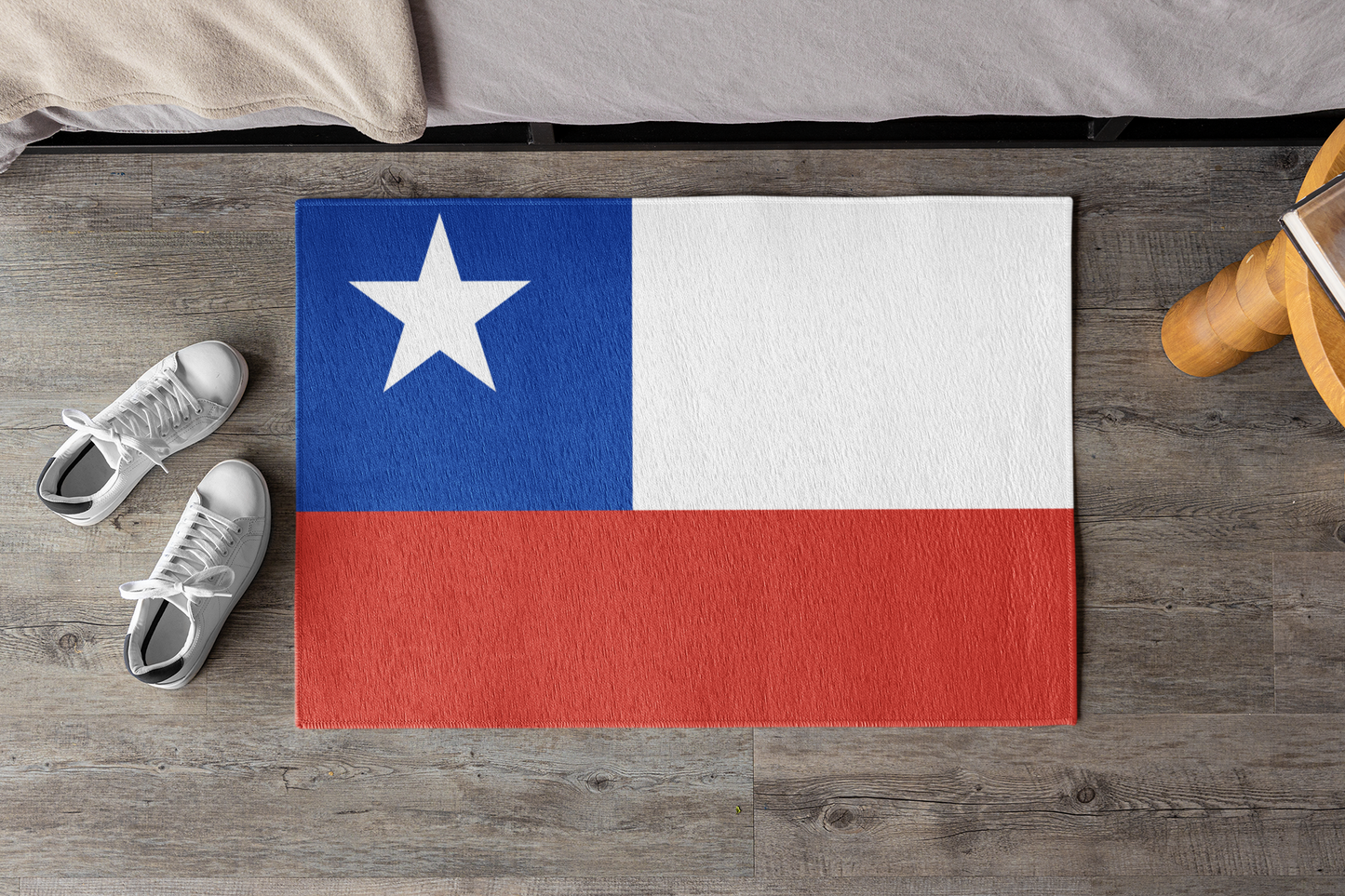 Flag Of Chile Outdoor Non-Slip Door Mat | Santiago | Puente Alto | Antofagasta | Gift for Chileans | 24"x36" - Latinos 4 The World