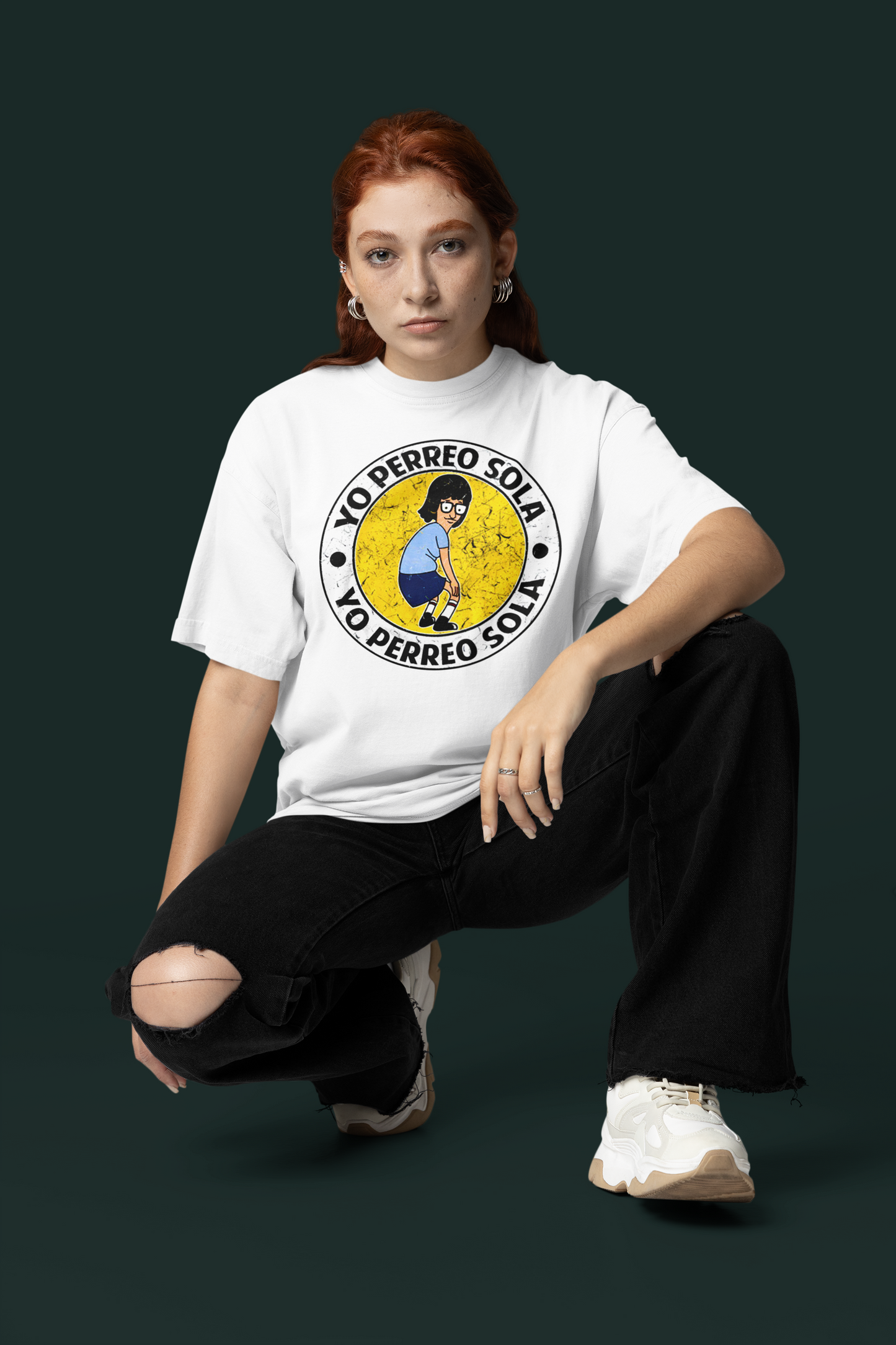 Yo Perreo Sola T-shirt | Dancing Bunny Lyric | Reggaeton Tees | 4 Colors - Latinos 4 The World