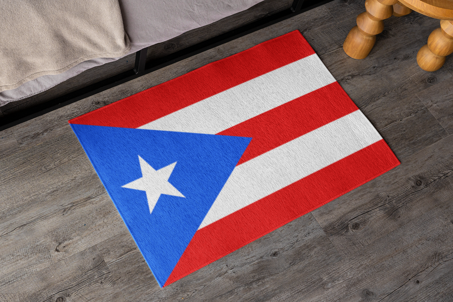Flag Of Puerto Rico Outdoor Non-Slip Door Mat | Copa America | 24"x36" - Latinos 4 The World
