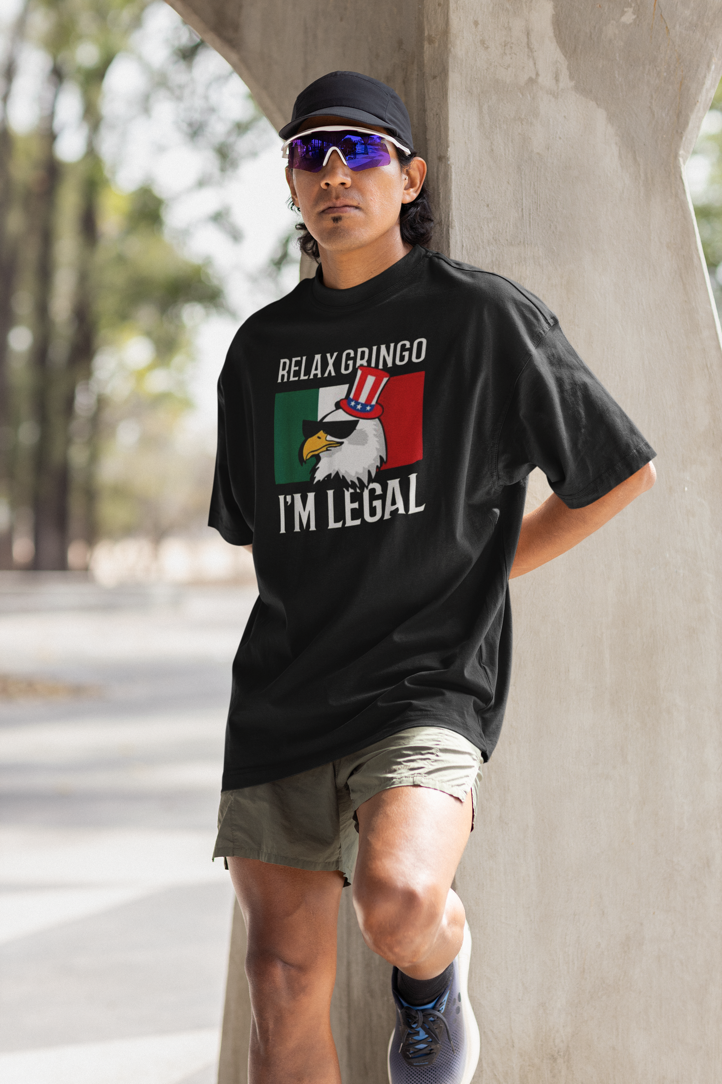 Relax Gringo, I'm Legal T-shirt | Mexico + USA Funny Viral Latino Tees | Unisex - 3 Colors - Latinos 4 The World