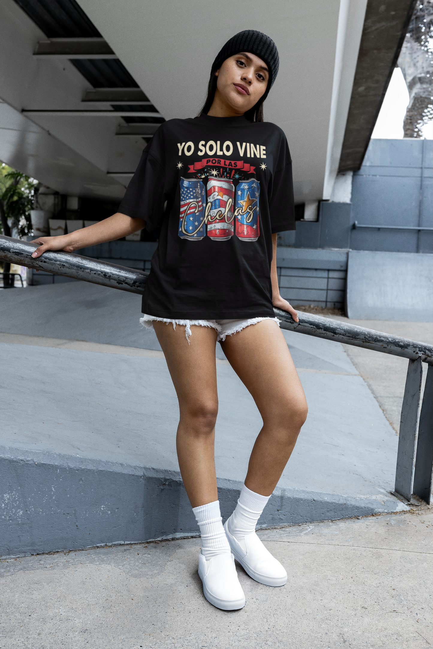 Yo Solo Vine Por Las Chelas T-shirt | Latino + USA July 4th Funny Viral Latino Tees | Unisex - 3 Colors - Latinos 4 The World