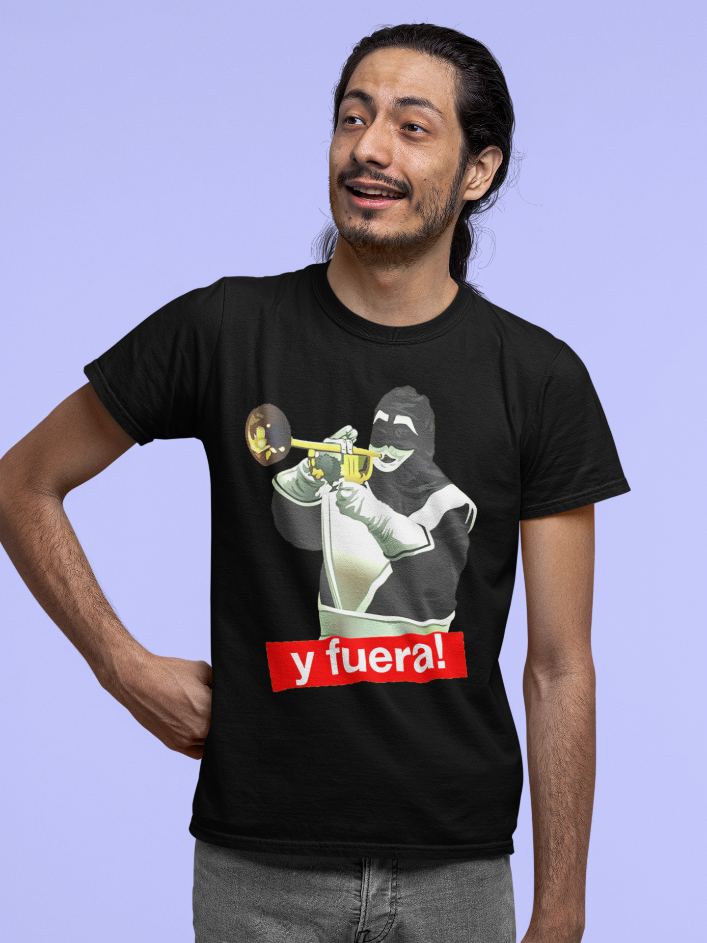 El Chacal De La Trompeta "Y FUERA!" Sabado Gigante T-shirt | Don Francisco | 5 Colors - Latinos 4 The World